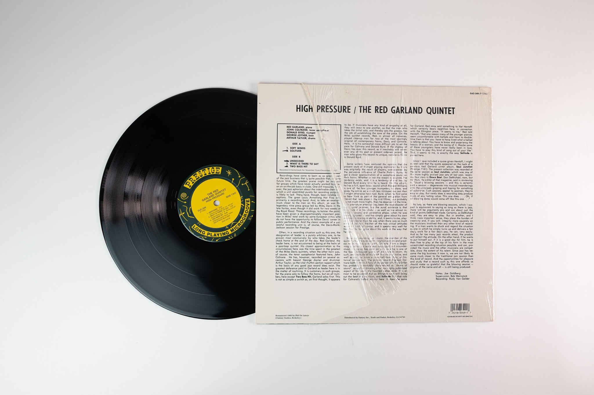 The Red Garland Quintet - High Pressure on Prestige / OJC