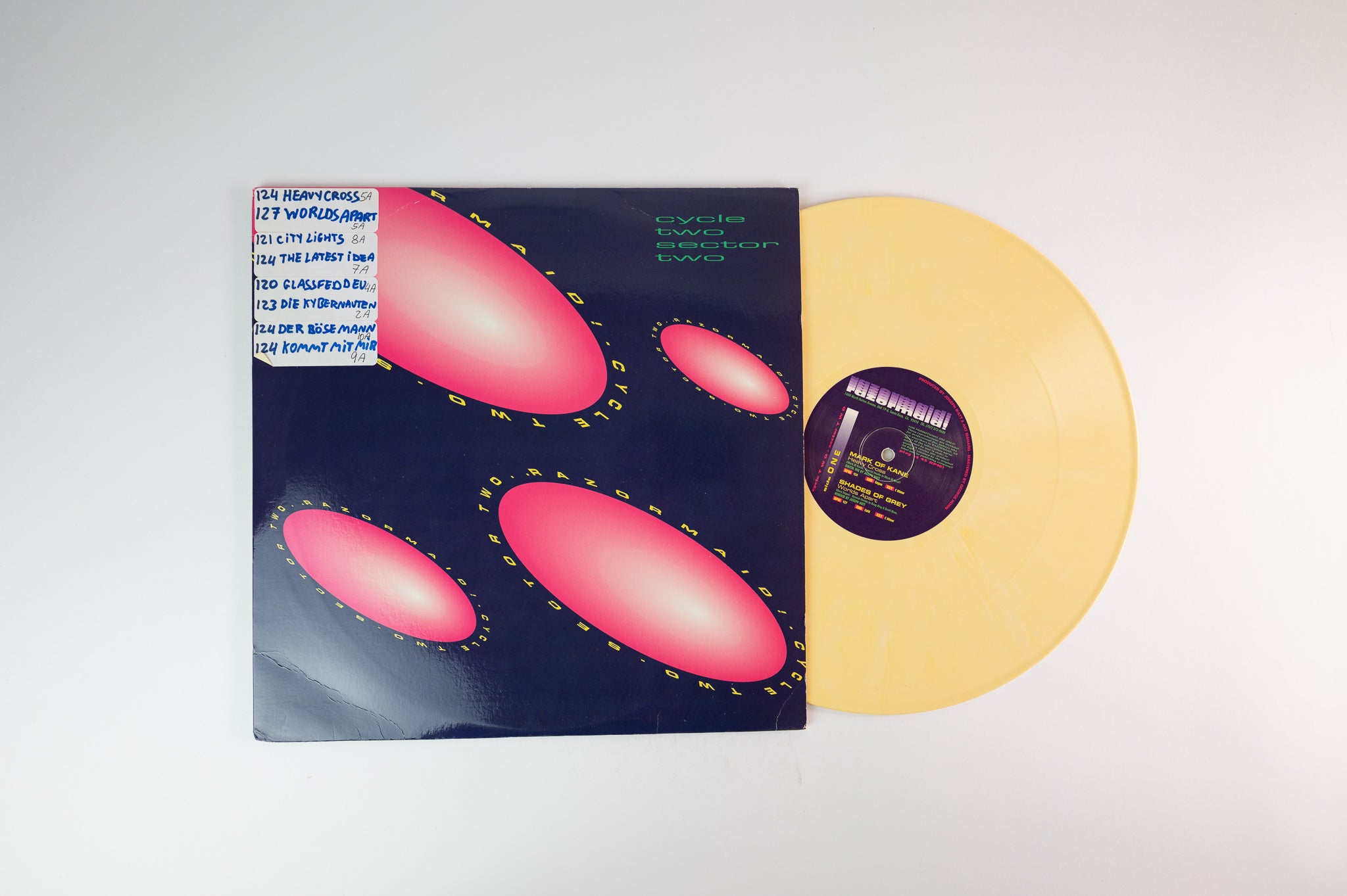 Various - Cycle Two - Sector Two on Razormaid Records - Yellow Marble Vinyl