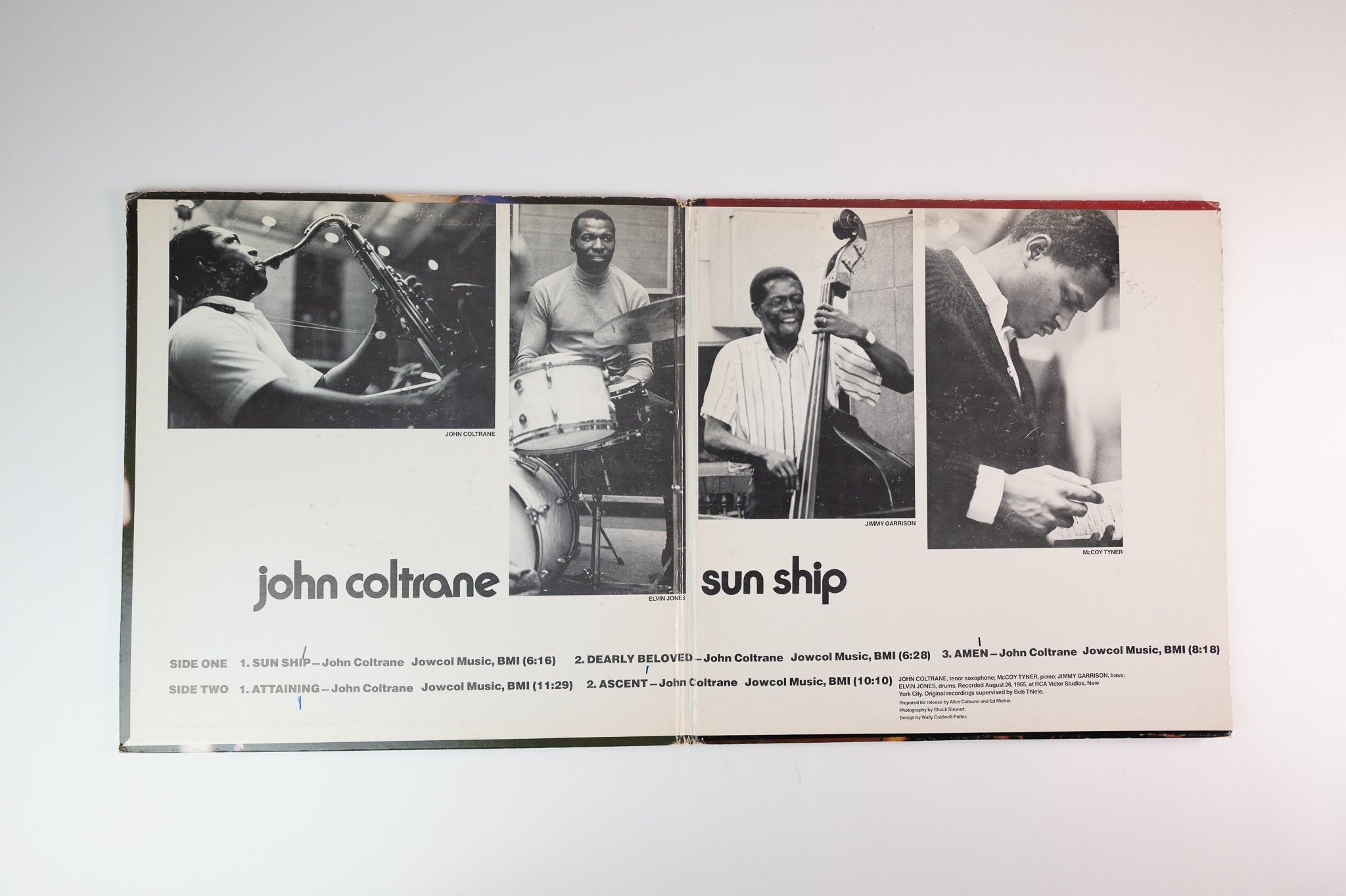 John Coltrane - Sun Ship on Impulse! Stereo 1971 Pressing