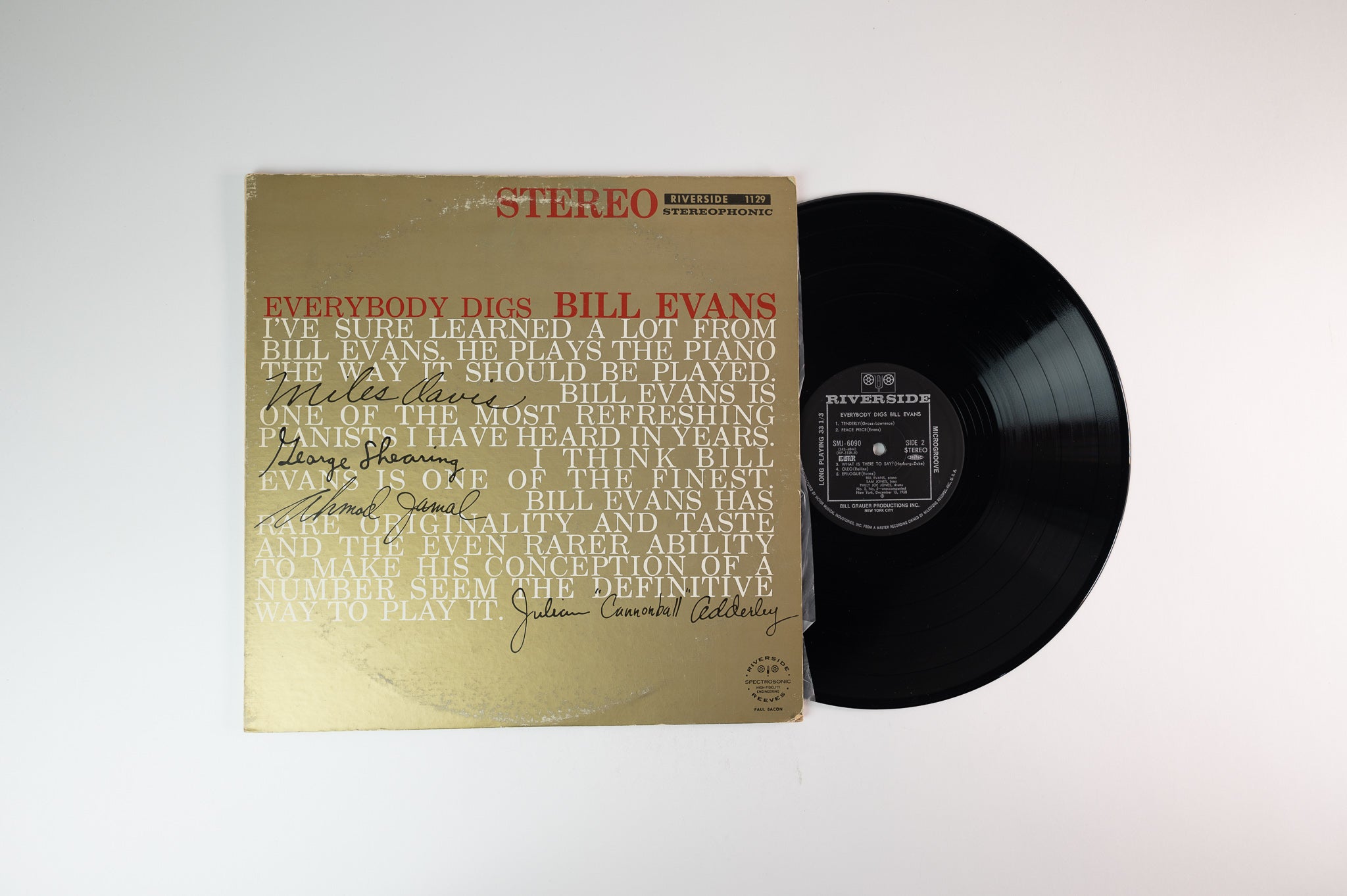 The Bill Evans Trio - Everybody Digs Bill Evans on Riverside - 1975 Japanese Reissue