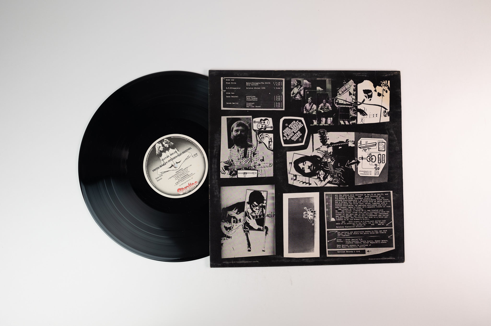 Derek Bailey - Guitar Solos 2 on Caroline Records