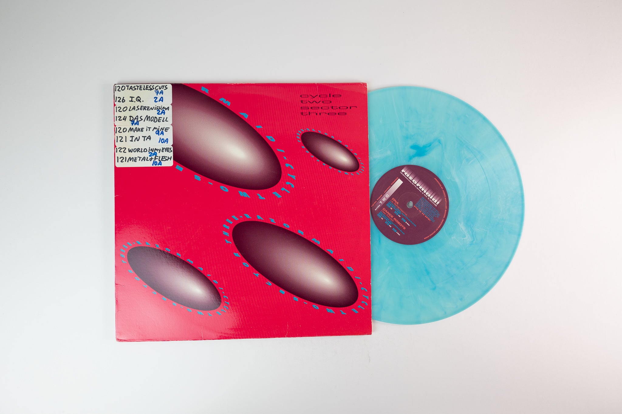 Various - Cycle Two - Sector Three on Razormaid - Marbled Blue Vinyl