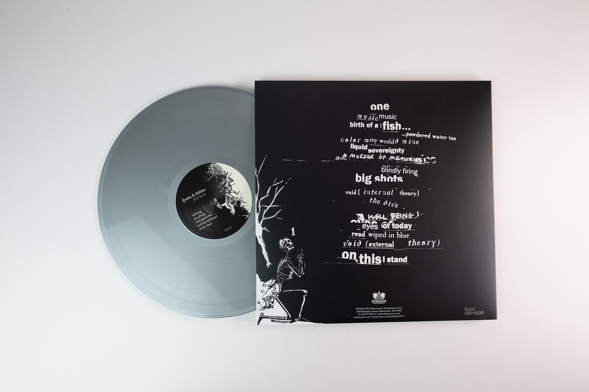 Eyedea & Abilities - First Born on Rhymesayers Entertainment / Vinyl Me, Please - Maroon & Silver Vinyl