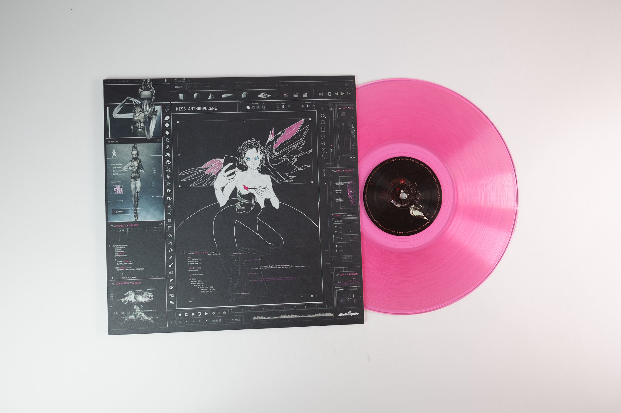Grimes - Miss Anthropocene on 4AD - Pink Vinyl