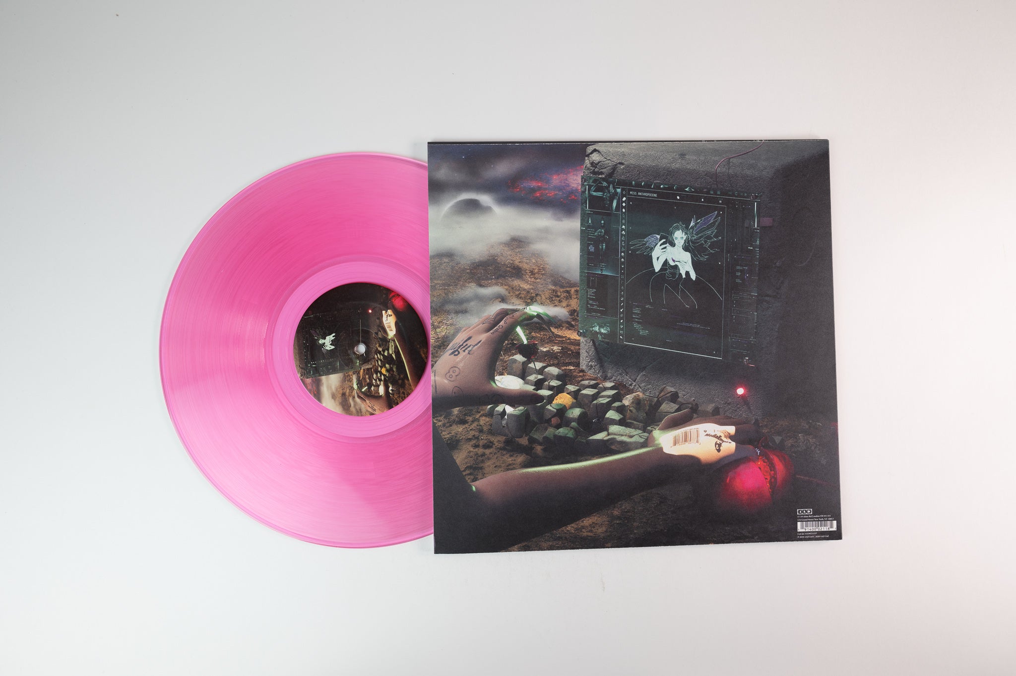Grimes - Miss Anthropocene on 4AD - Pink Vinyl