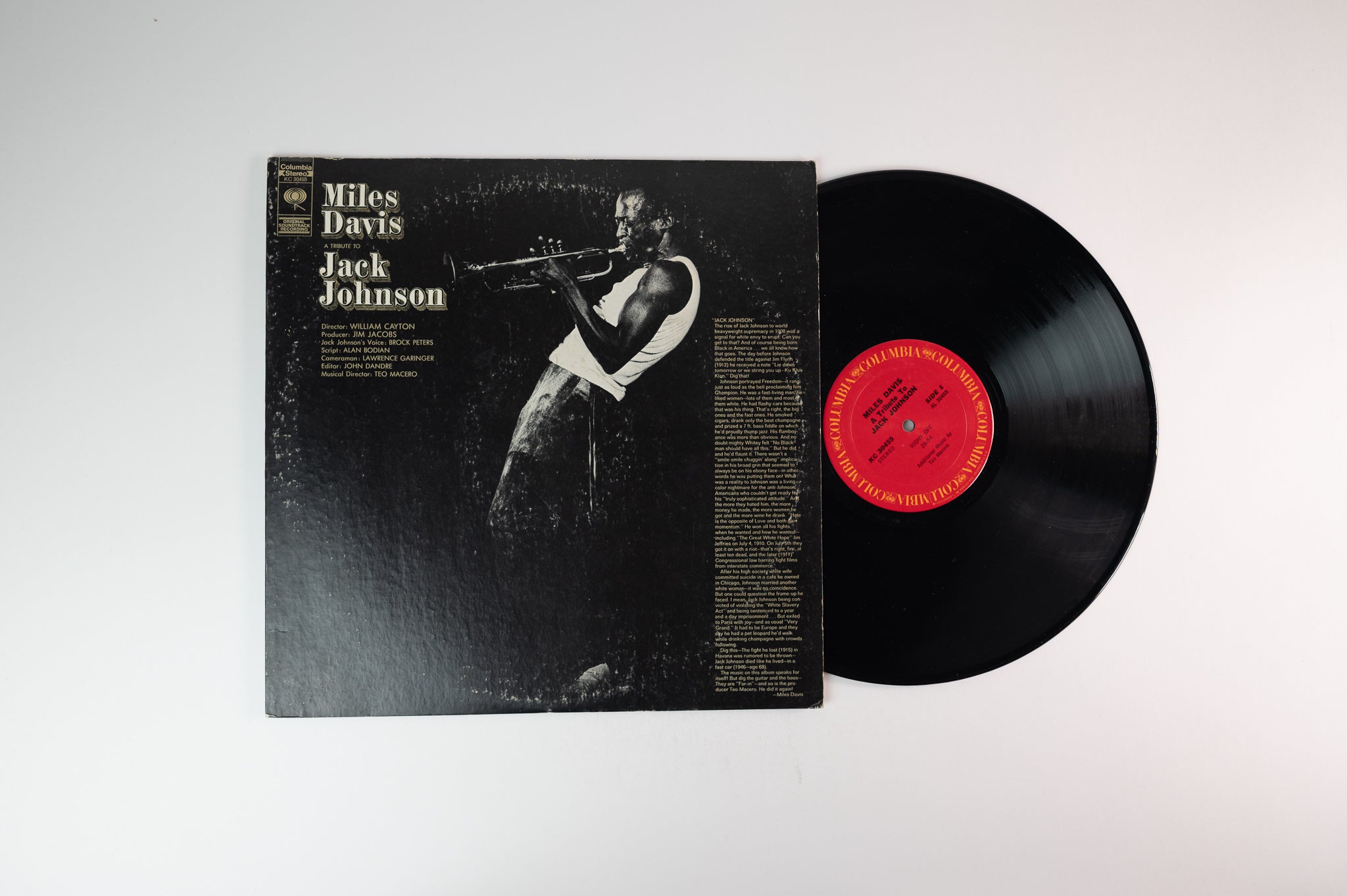 Miles Davis - A Tribute To Jack Johnson on Columbia