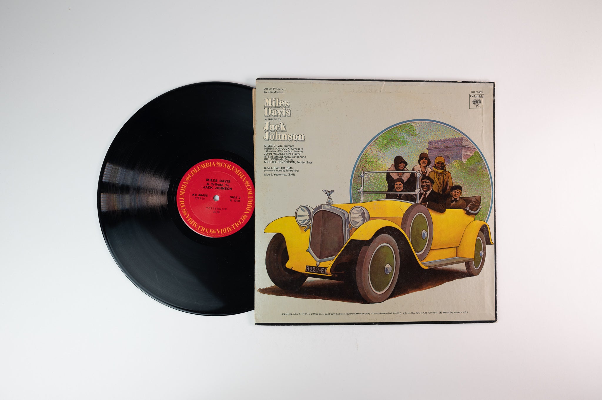 Miles Davis - A Tribute To Jack Johnson on Columbia