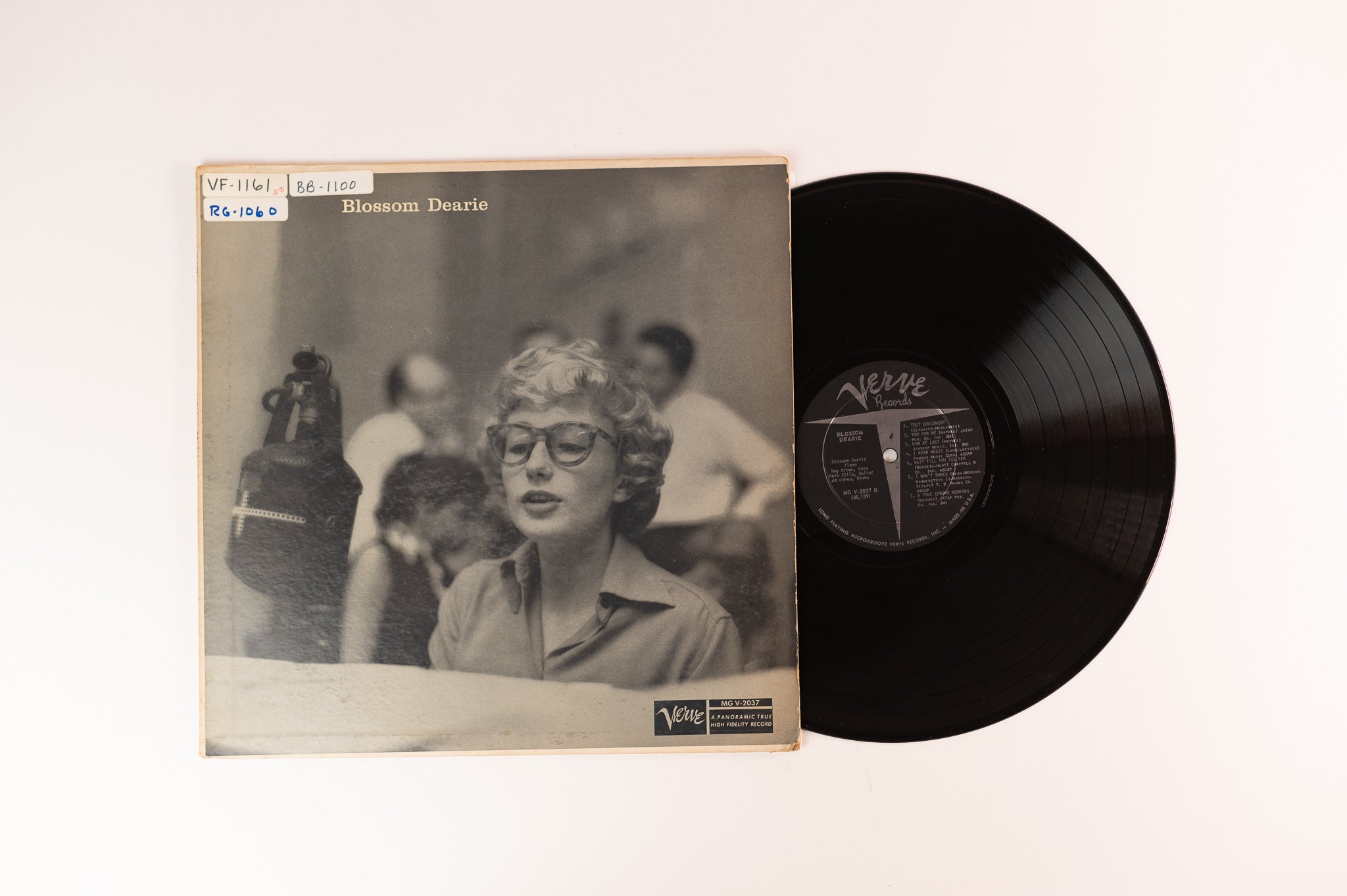 Blossom Dearie - Blossom Dearie on Verve MGV-2037 Mono