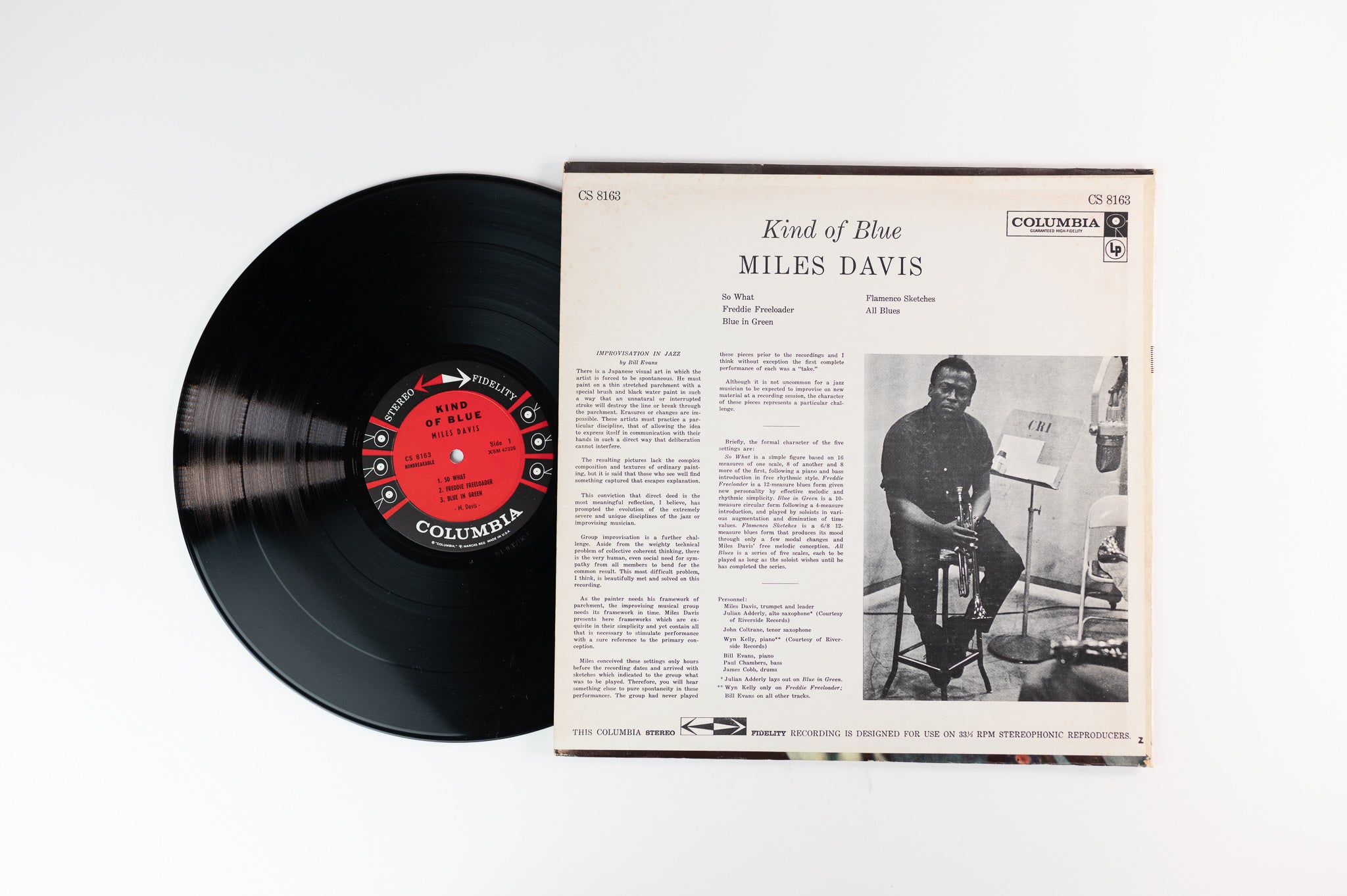Miles Davis - Kind Of Blue on Columbia Stereo 6 Eye