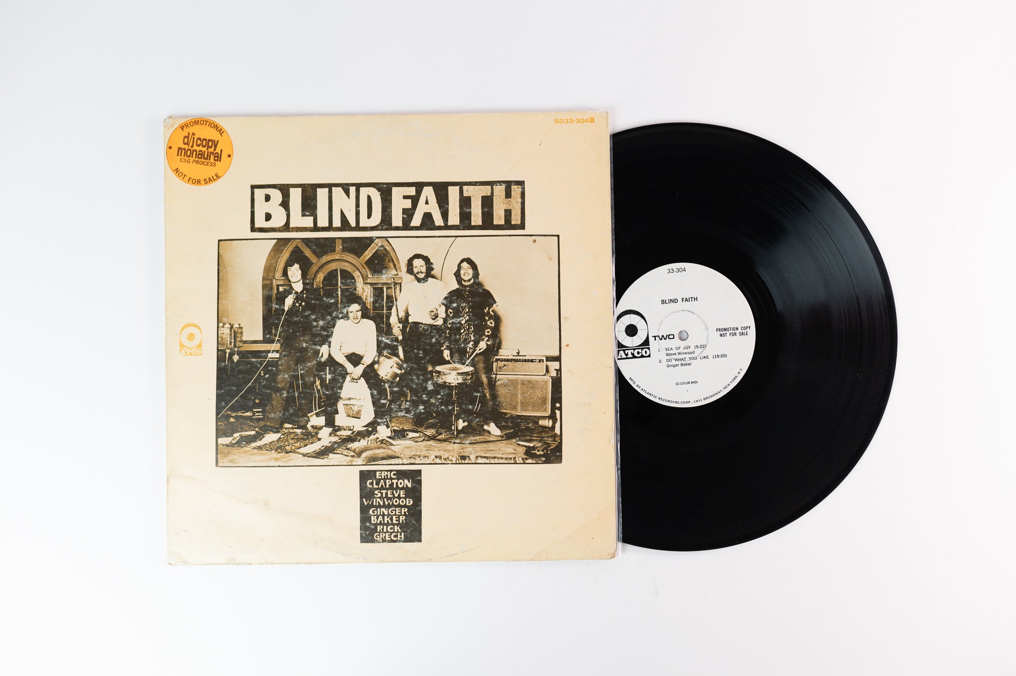 Blind Faith - Blind Faith on Atco Mono Promo