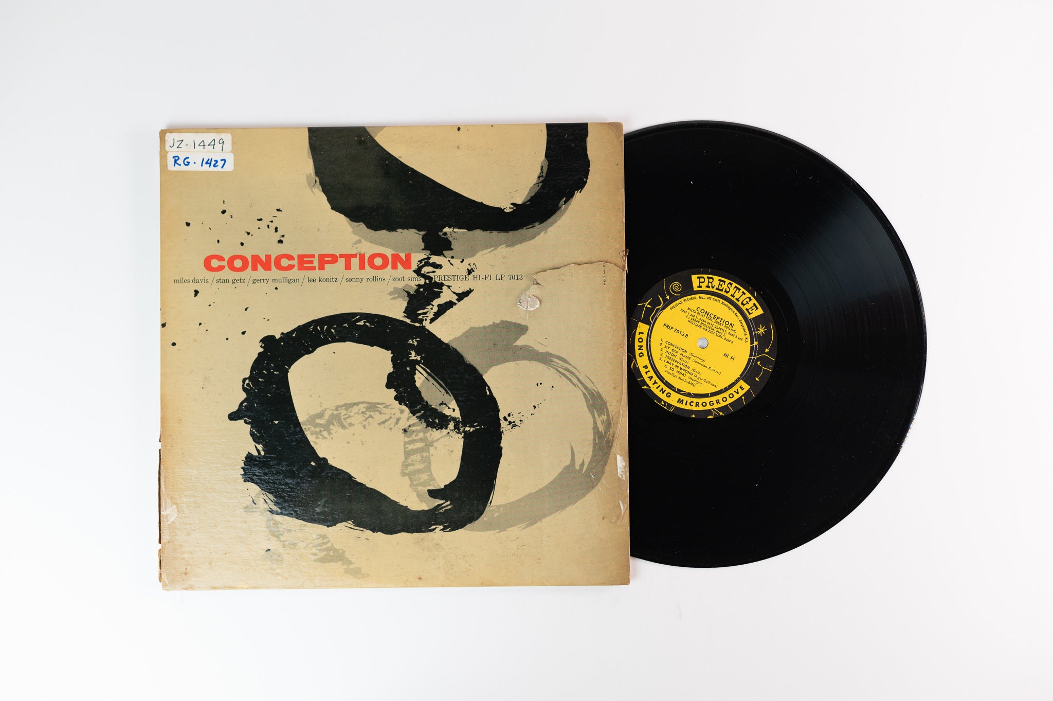 Miles Davis & Various Artists - Conception on Prestige Mono Deep Groove Bergenfield