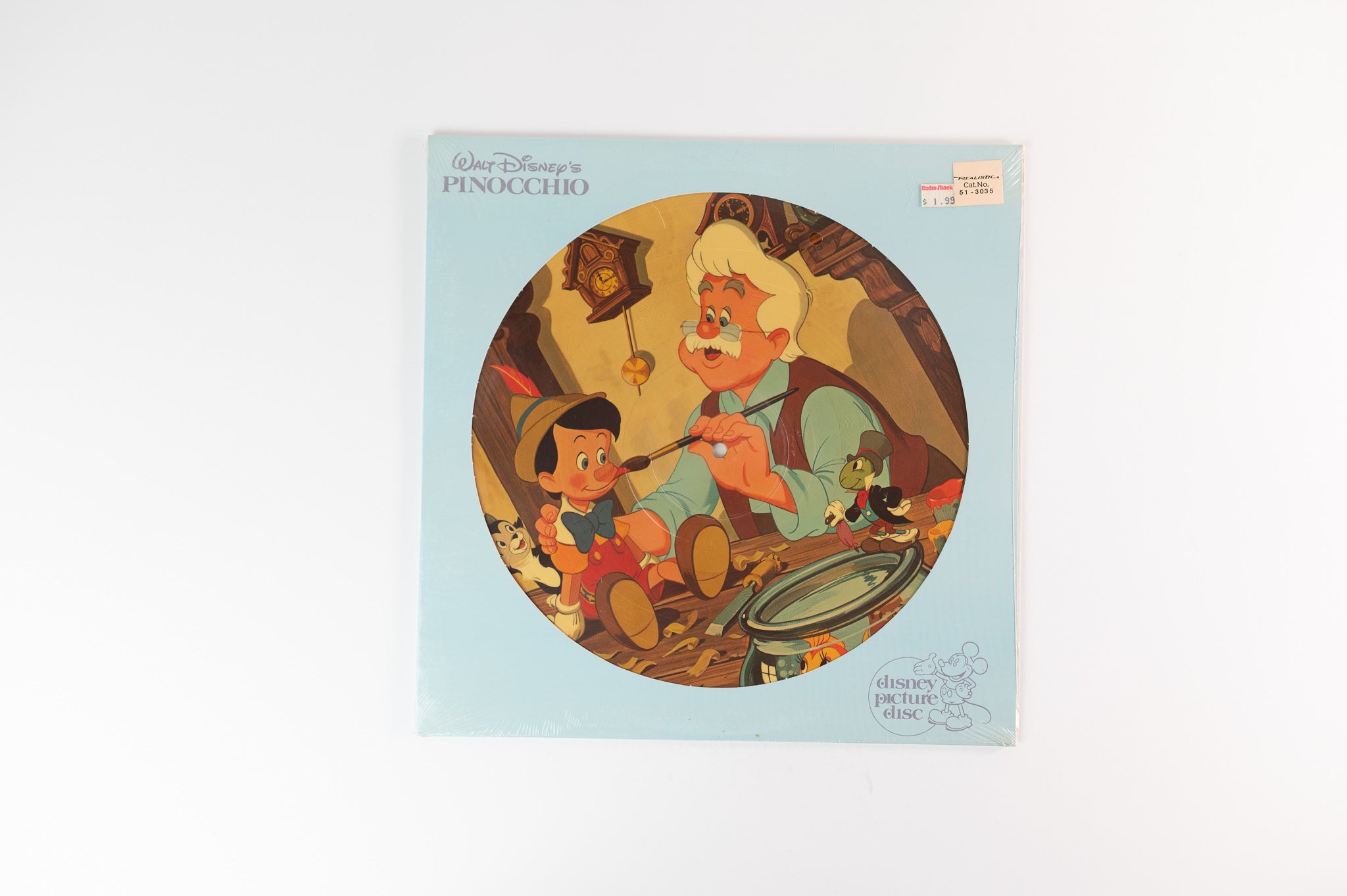Various - Walt Disney's "Pinocchio" Soundtrack on Disneyland Picture Disc Sealed