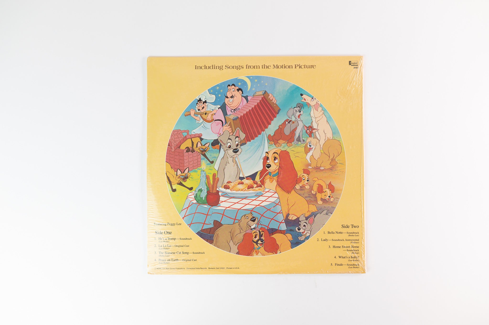 Various - Walt Disney's "Lady And The Tramp" on Disneyland Picture Disc Sealed