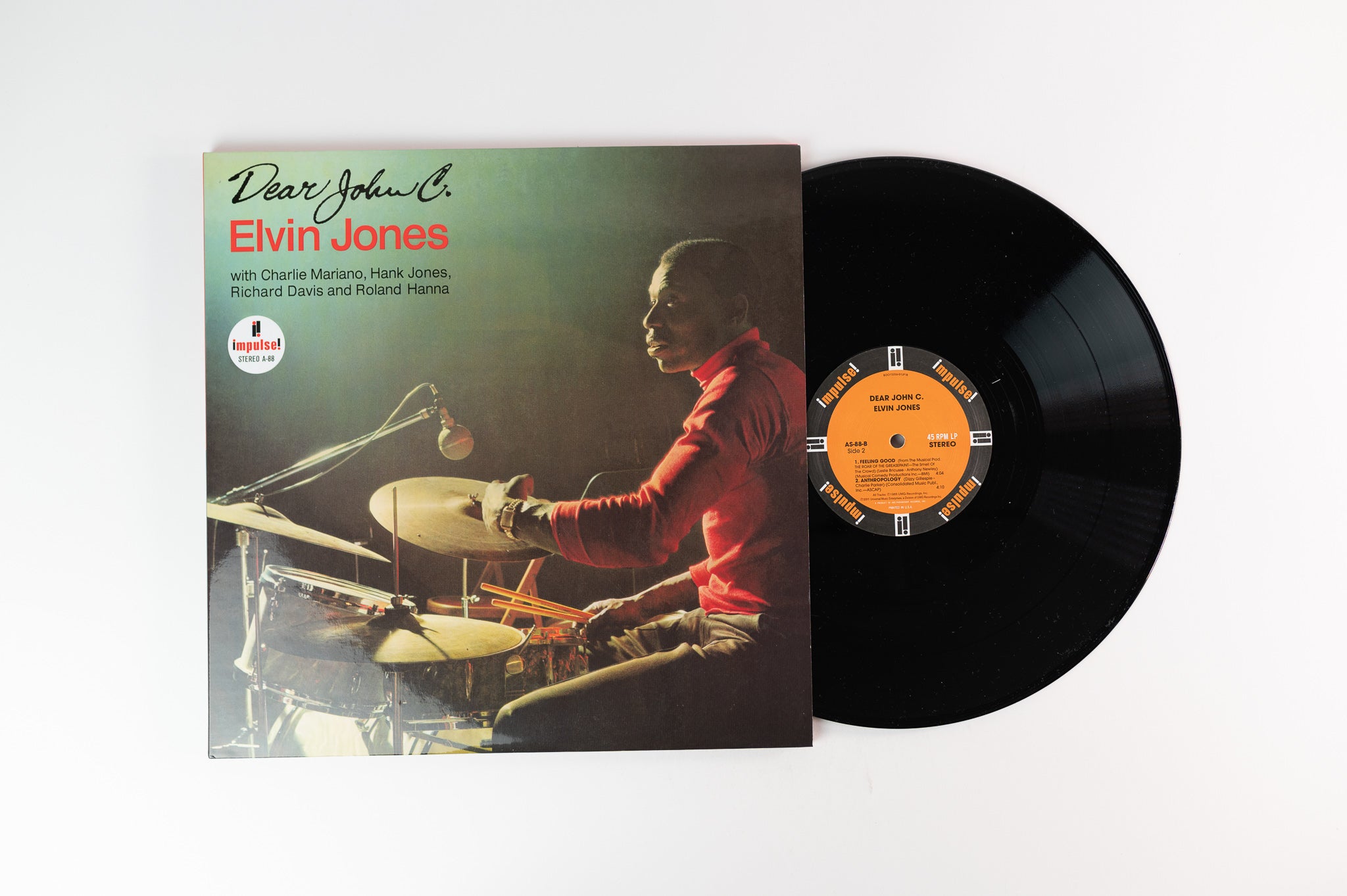Elvin Jones - Dear John C. on Impulse Analogue Productions Ltd Numbered 45 RPM Reissue