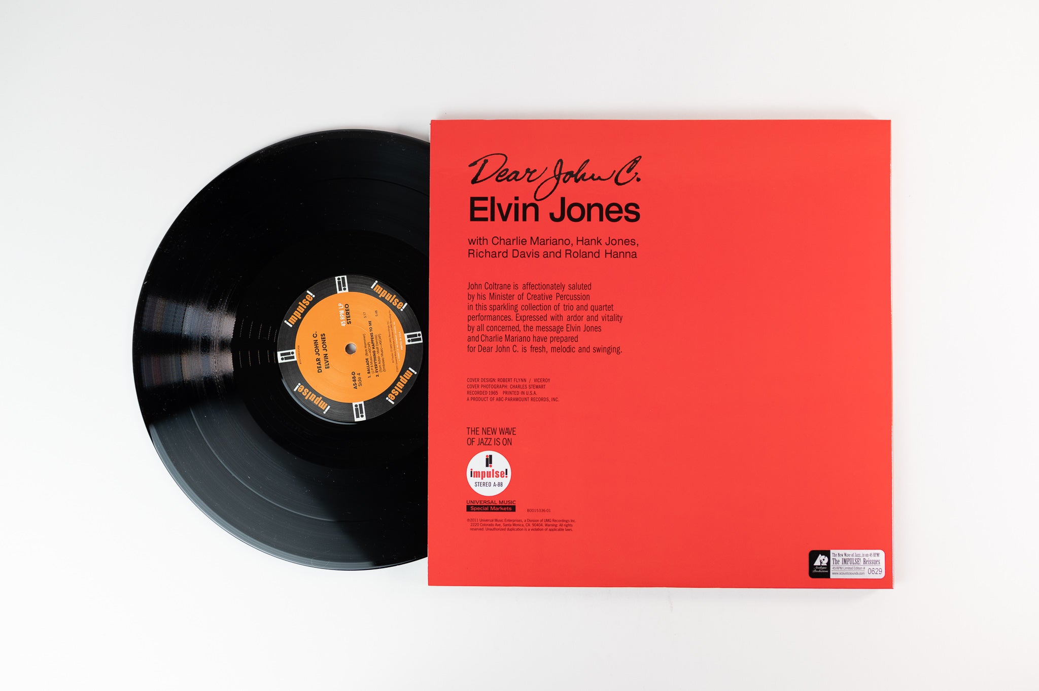 Elvin Jones - Dear John C. on Impulse Analogue Productions Ltd Numbered 45 RPM Reissue