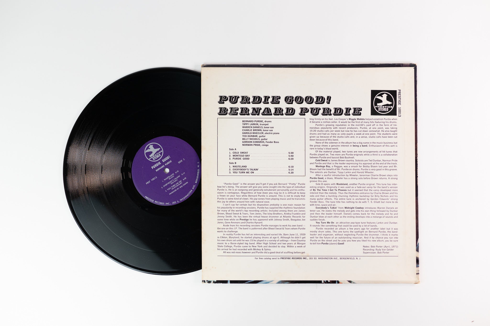 Bernard Purdie - Purdie Good! on Prestige