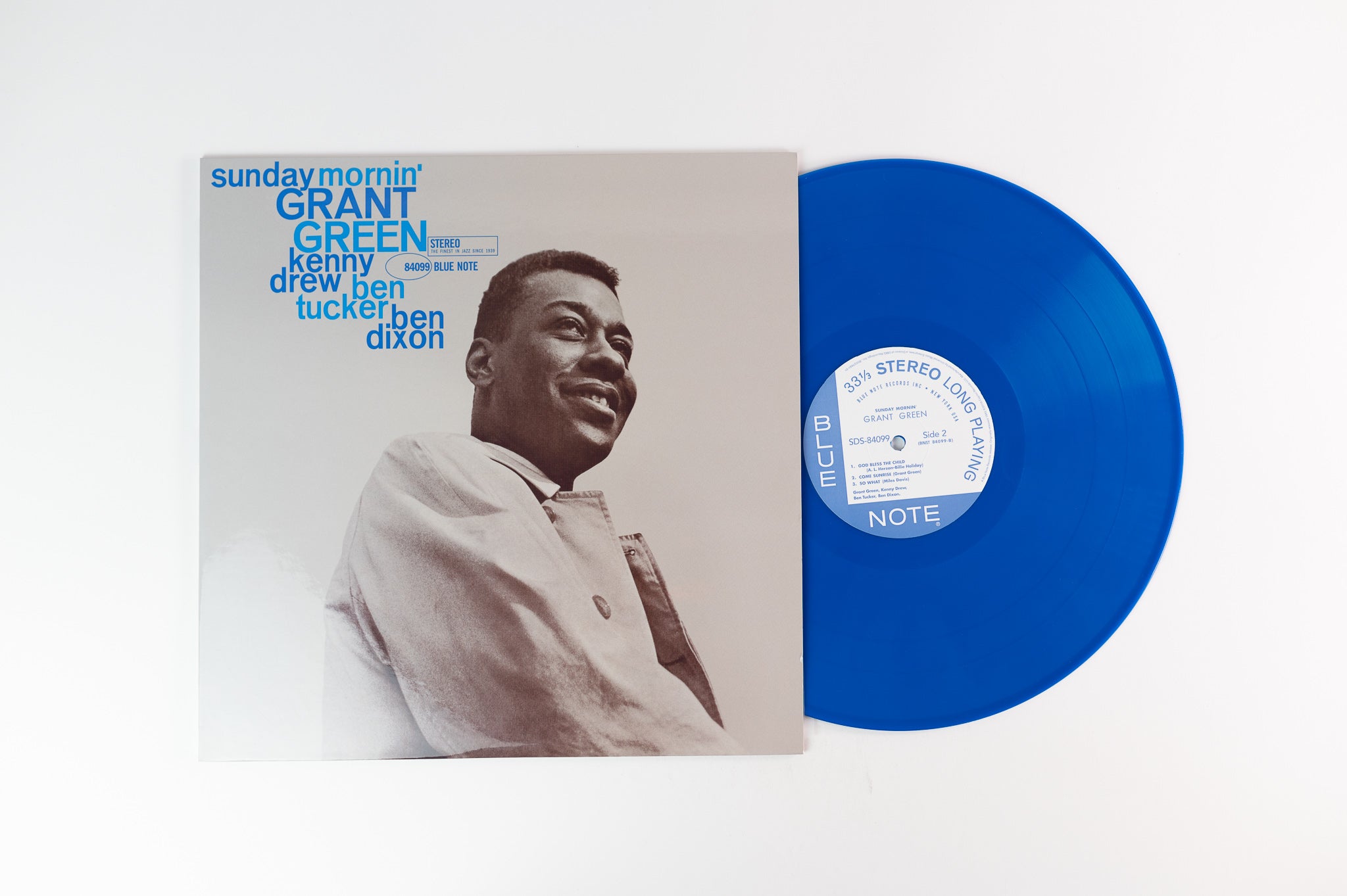 Grant Green - Sunday Mornin' on Blue Note Slow Down Sounds Blue Vinyl Plaid Room Exclusive Reissue