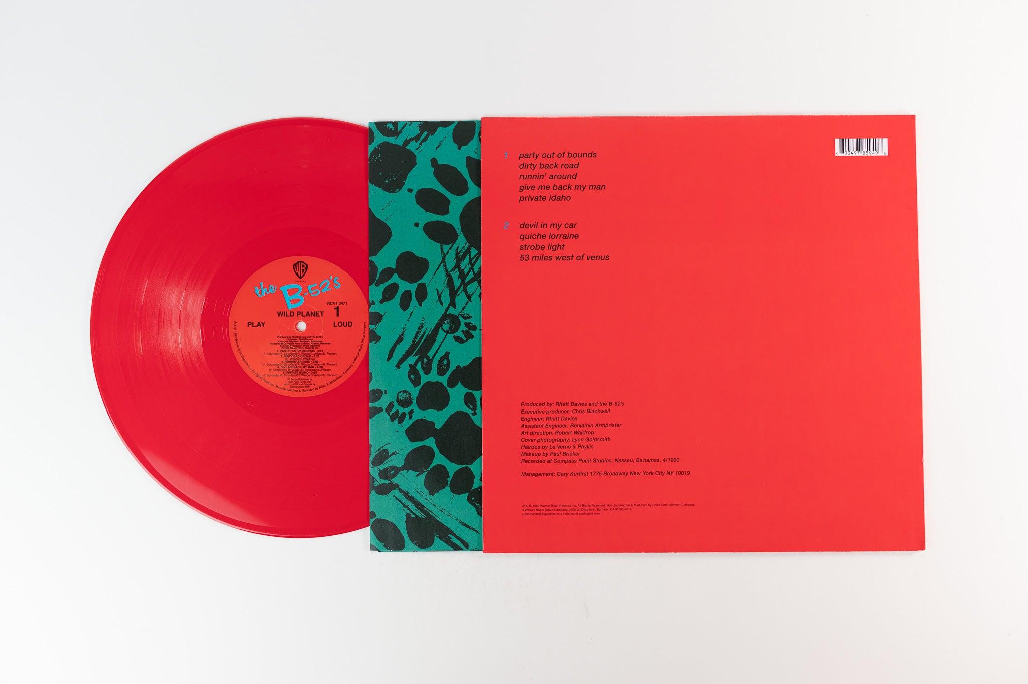 The B-52's - Wild Planet on Warner Bros. Limited Red Vinyl Reissue