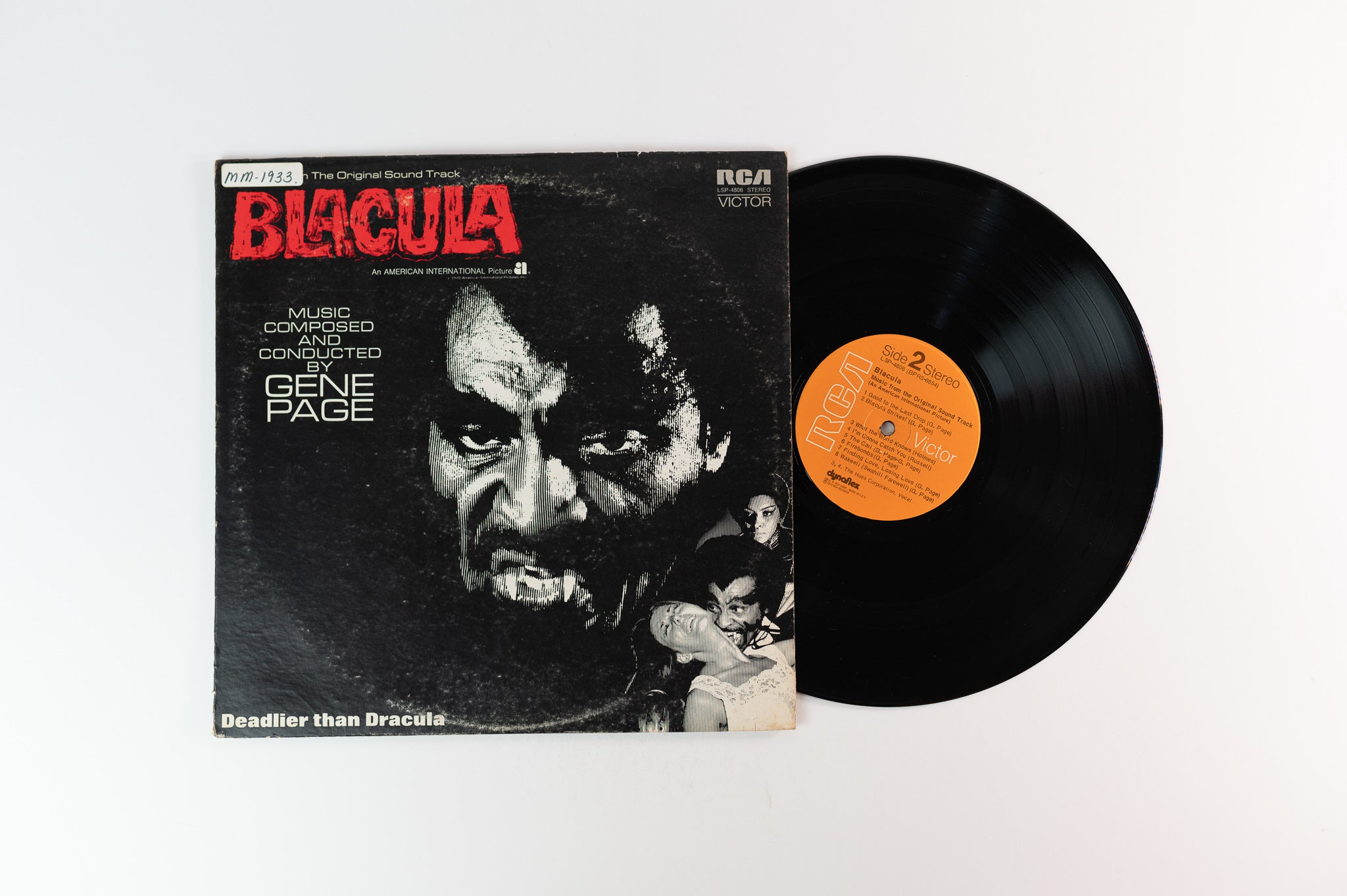 Gene Page - Blacula (Music From The Original Soundtrack) on RCA