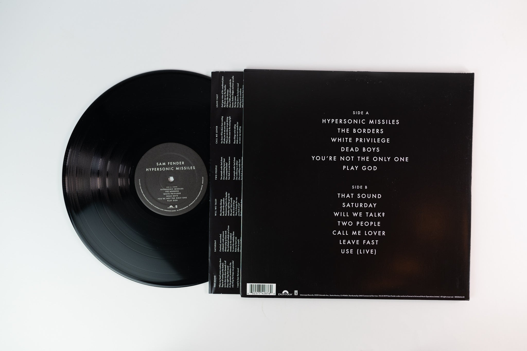 Sam Fender - Hypersonic Missiles on Polydor Interscope