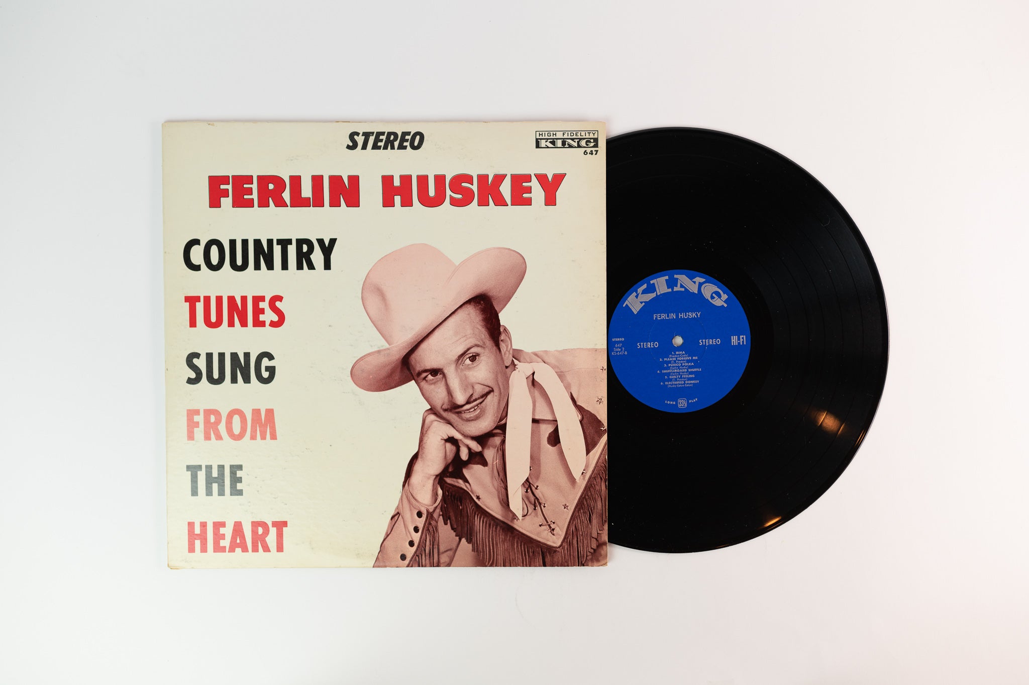 Ferlin Huskey  - Country Songs Sung From The Heart on King Stereo