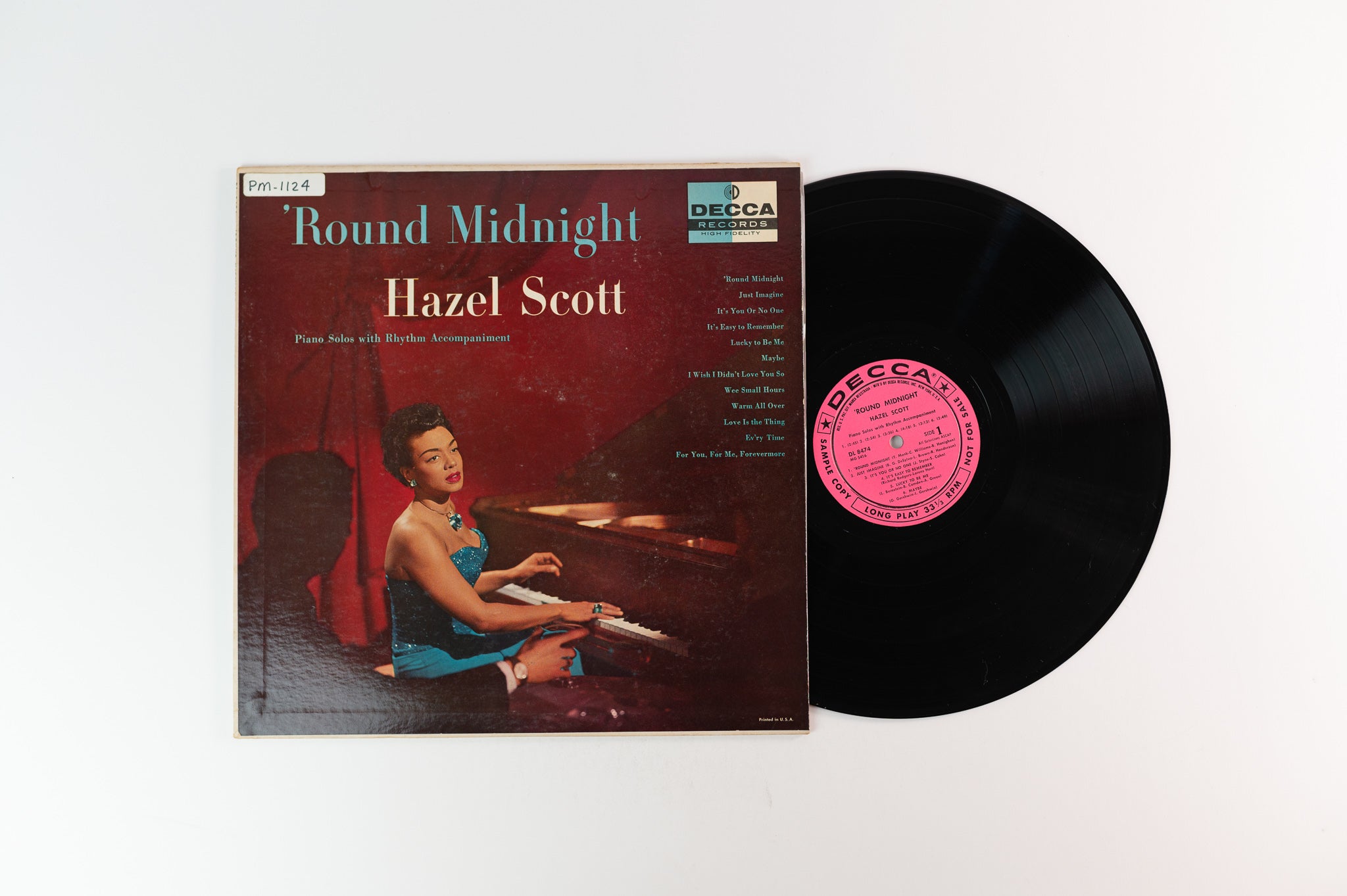 Hazel Scott - 'Round Midnight on Decca Mono Promo