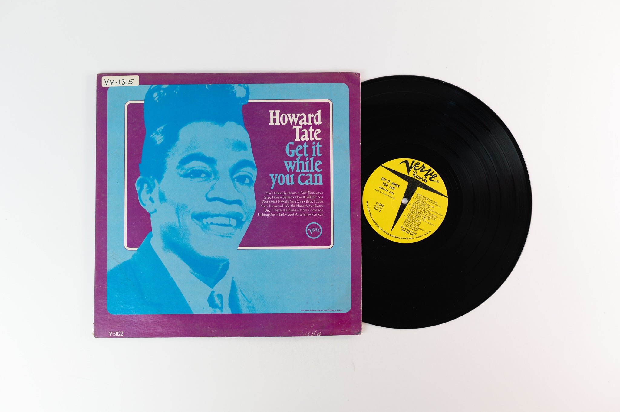 Howard Tate - Get It While You Can on Verve Mono Promo
