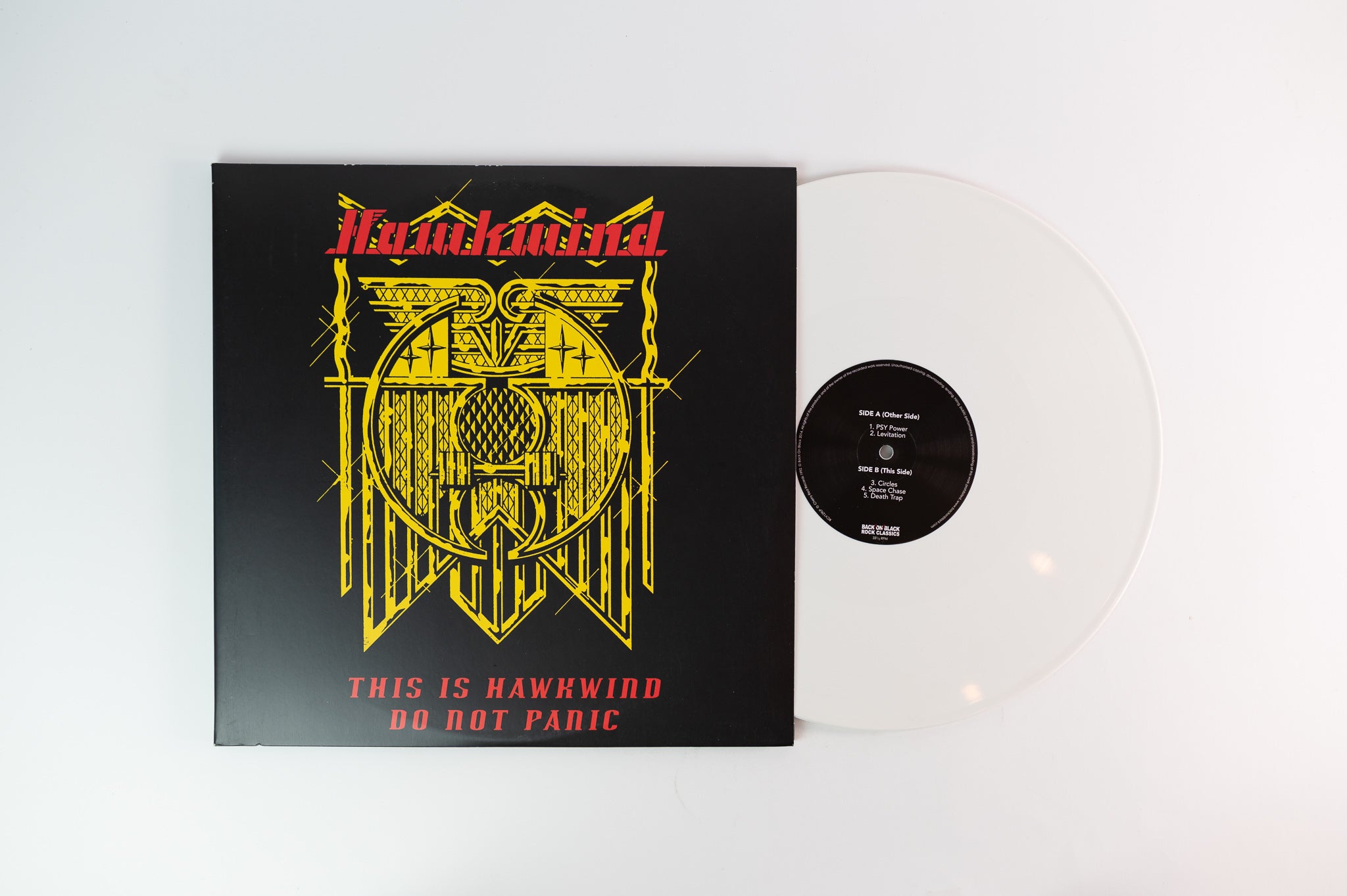 Hawkwind - This Is Hawkwind Do Not Panic on Back on Black Limited White Vinyl UK Reissue