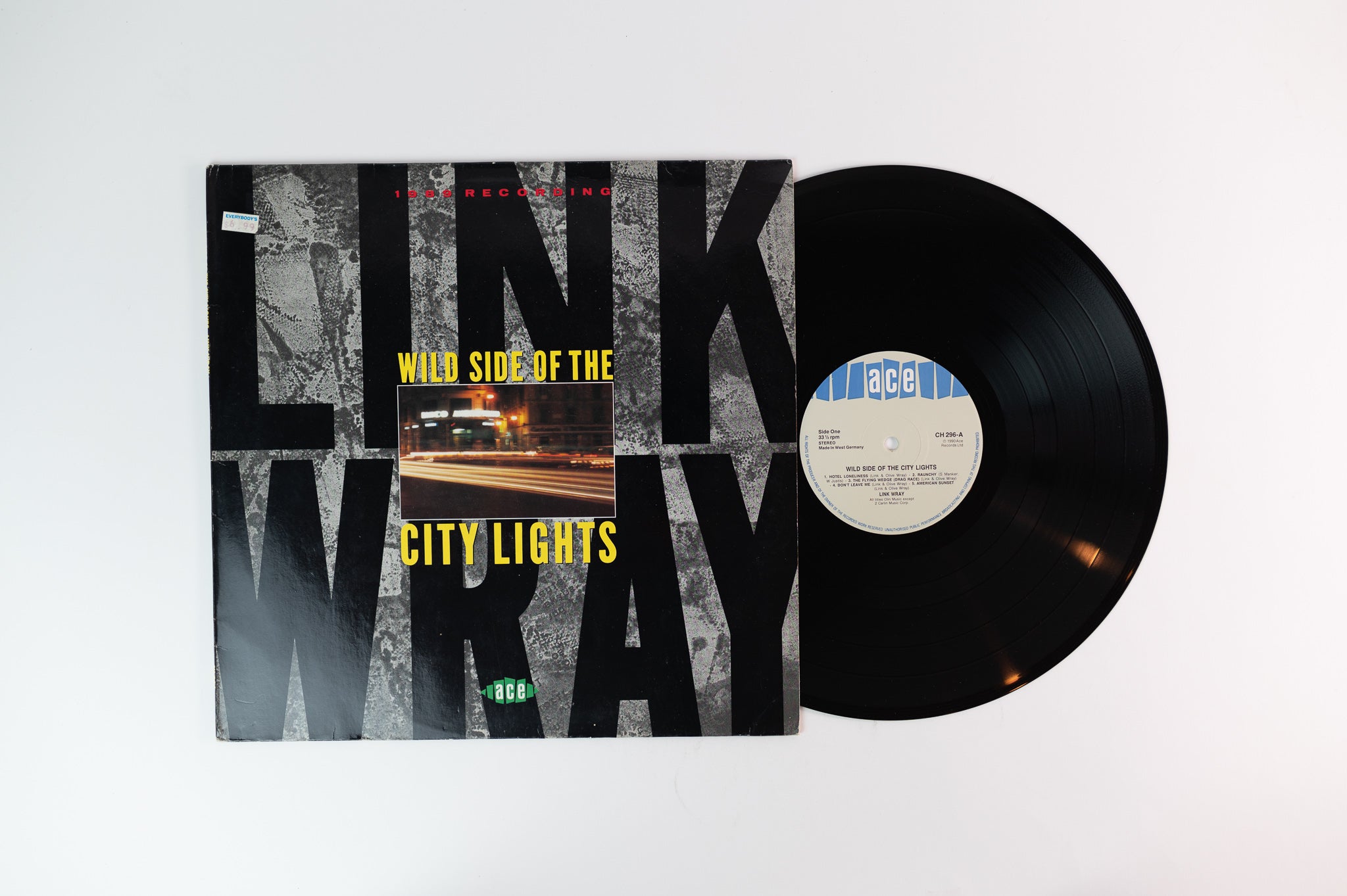 Link Wray - Wild Side Of The City Lights on Ace German Pressing