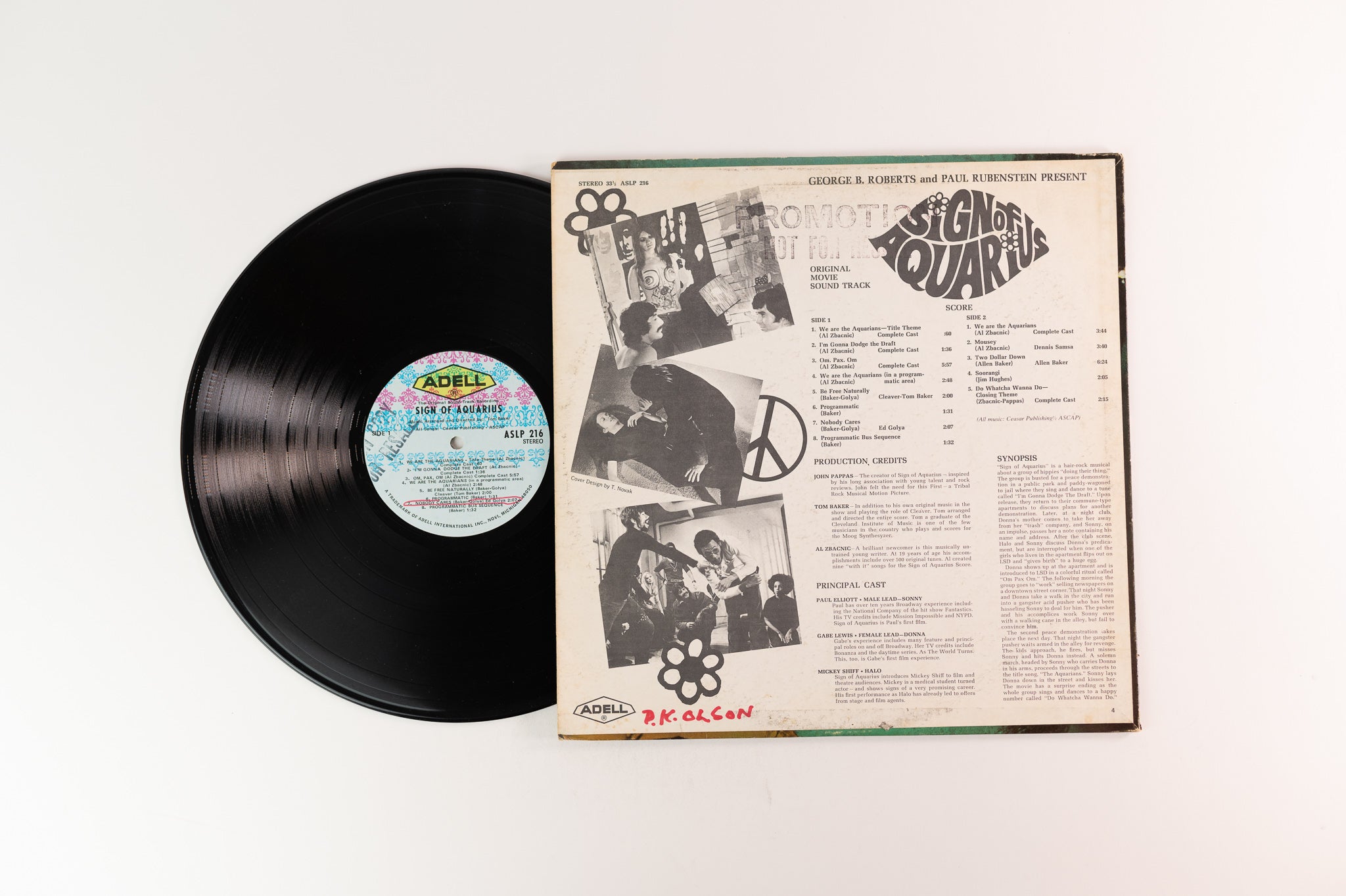 Tom Baker - Sign Of Aquarius (Original Movie Soundtrack) on Adell