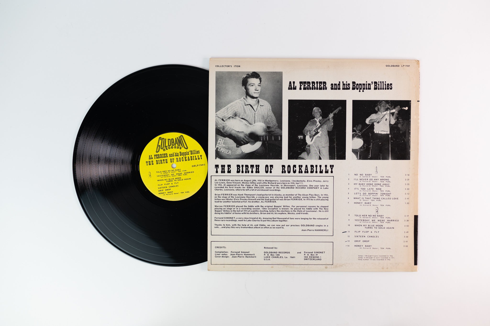 Al Ferrier And His Boppin' Billies - The Birth Of Rockabilly on Goldband