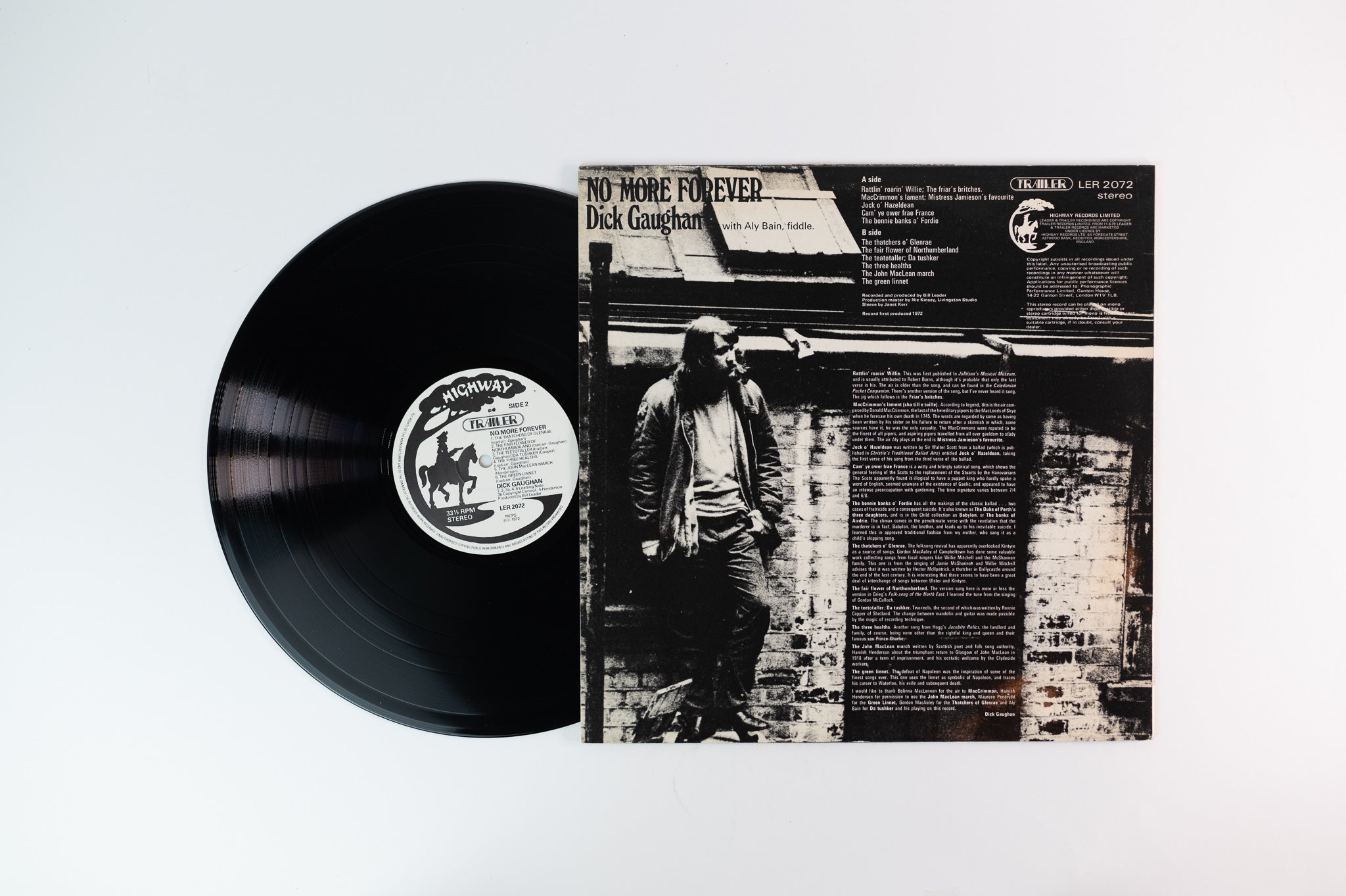 Dick Gaughan - No More Forever on Trailer UK Reissue