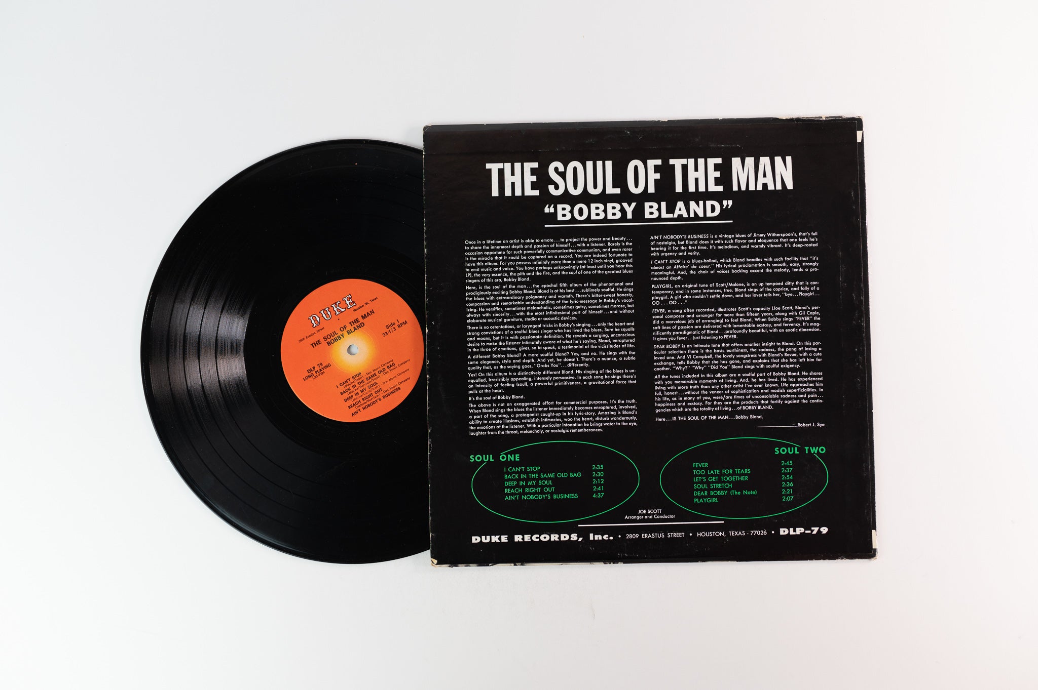 Bobby Bland - The Soul Of The Man on Duke