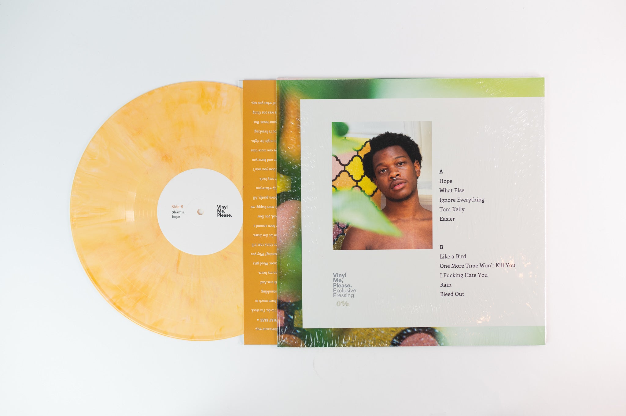 Shamir - Hope on Vinyl Me Please Limited Numbered Peach Vinyl