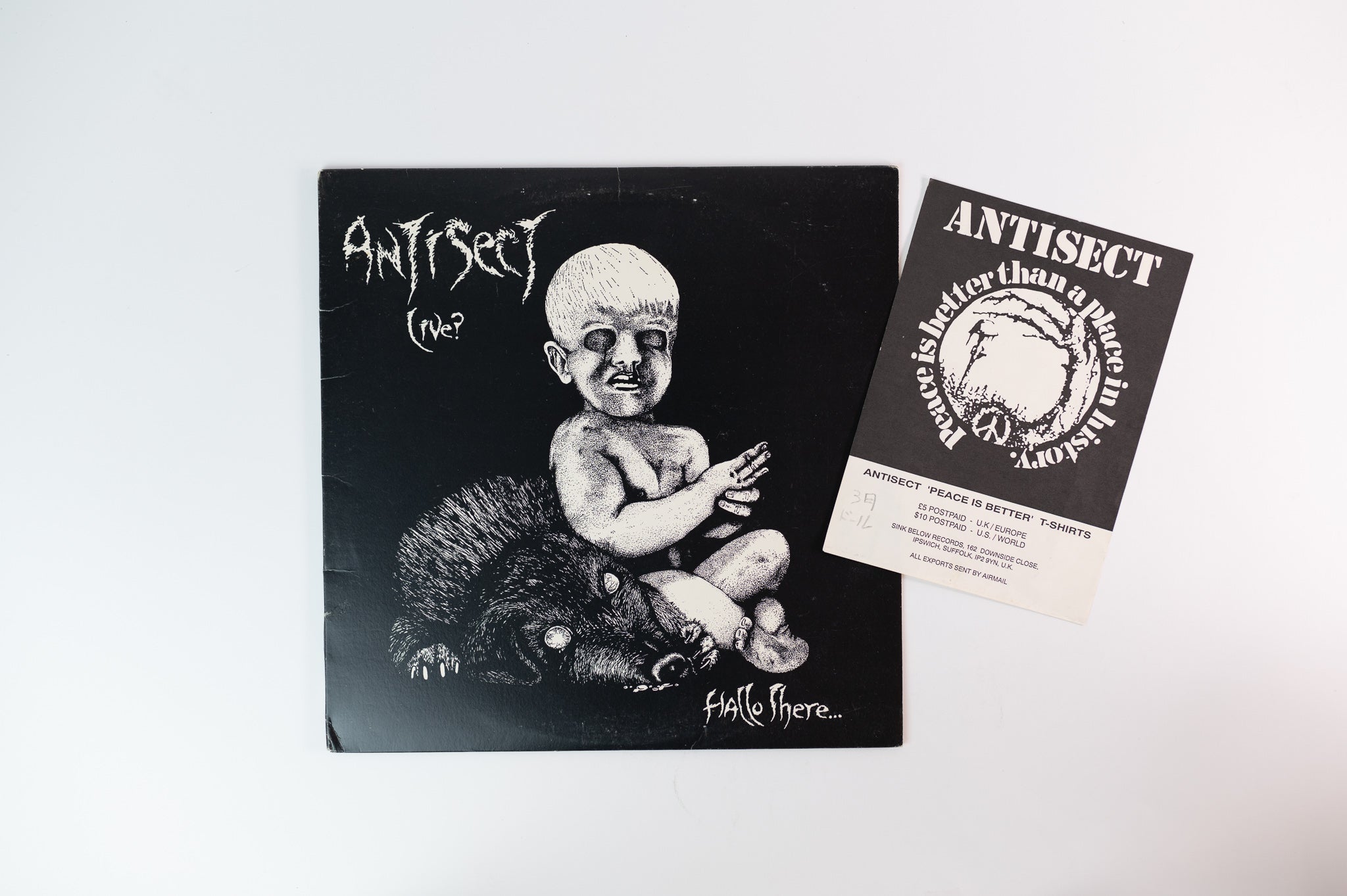Antisect - Hallo There How's Life on Graven Image White Vinyl