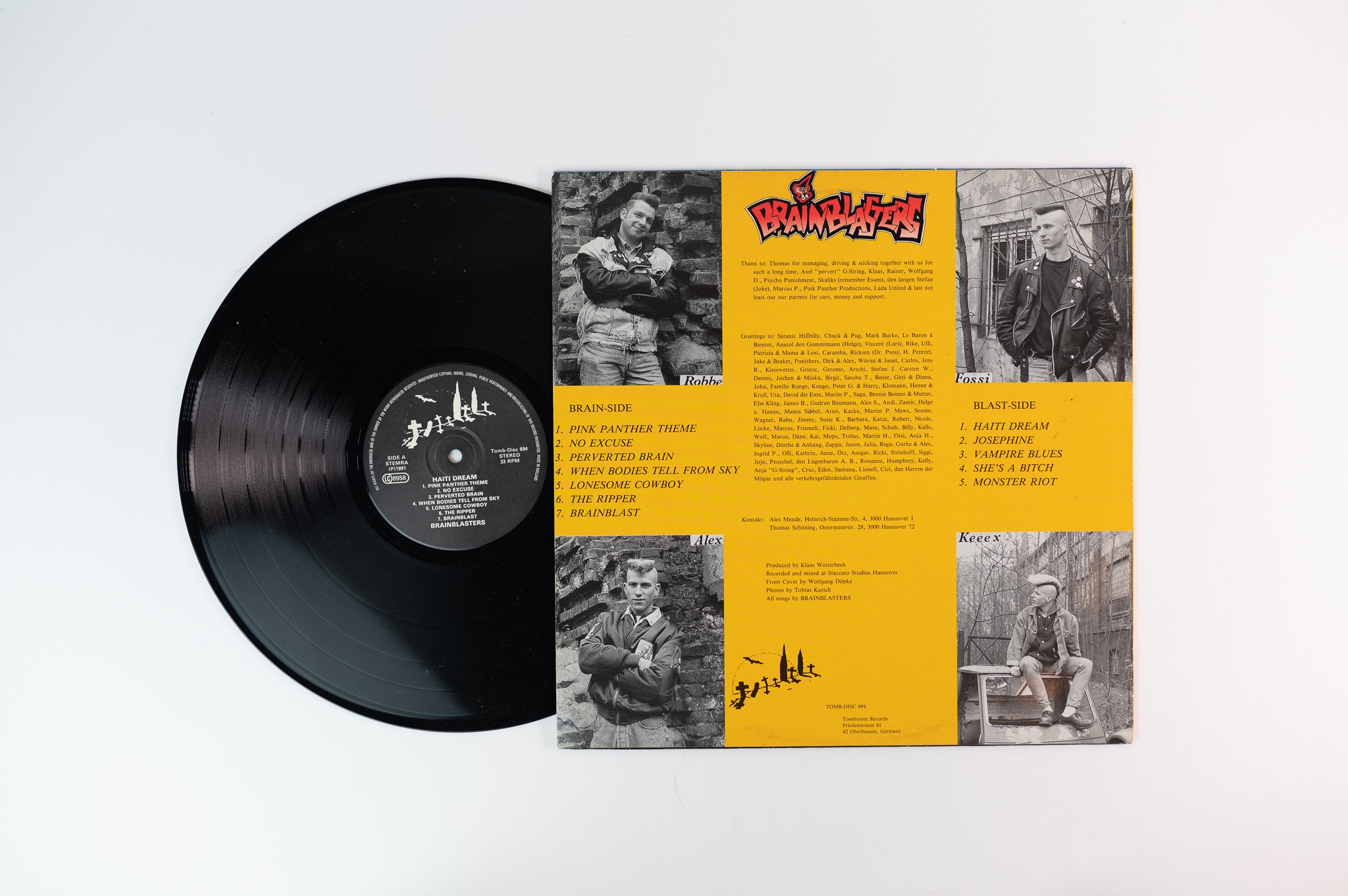 Brainblasters - Haiti Dreams on Tombstone German Pressing