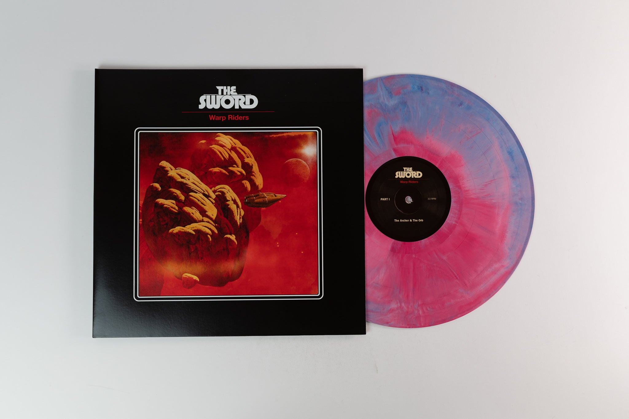 The Sword - Warp Riders on Kemado Ltd Space Warp Colored Vinyl Reissue