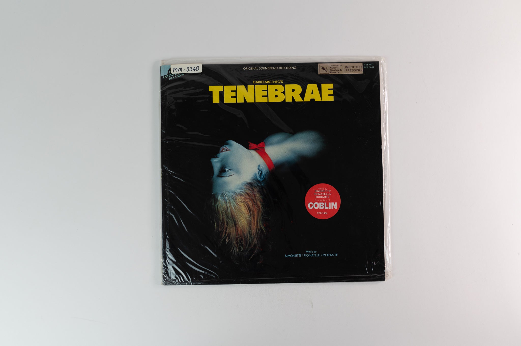 Claudio Simonetti - Tenebrae (Original Soundtrack Recording) on That's Entertainment UK Sealed