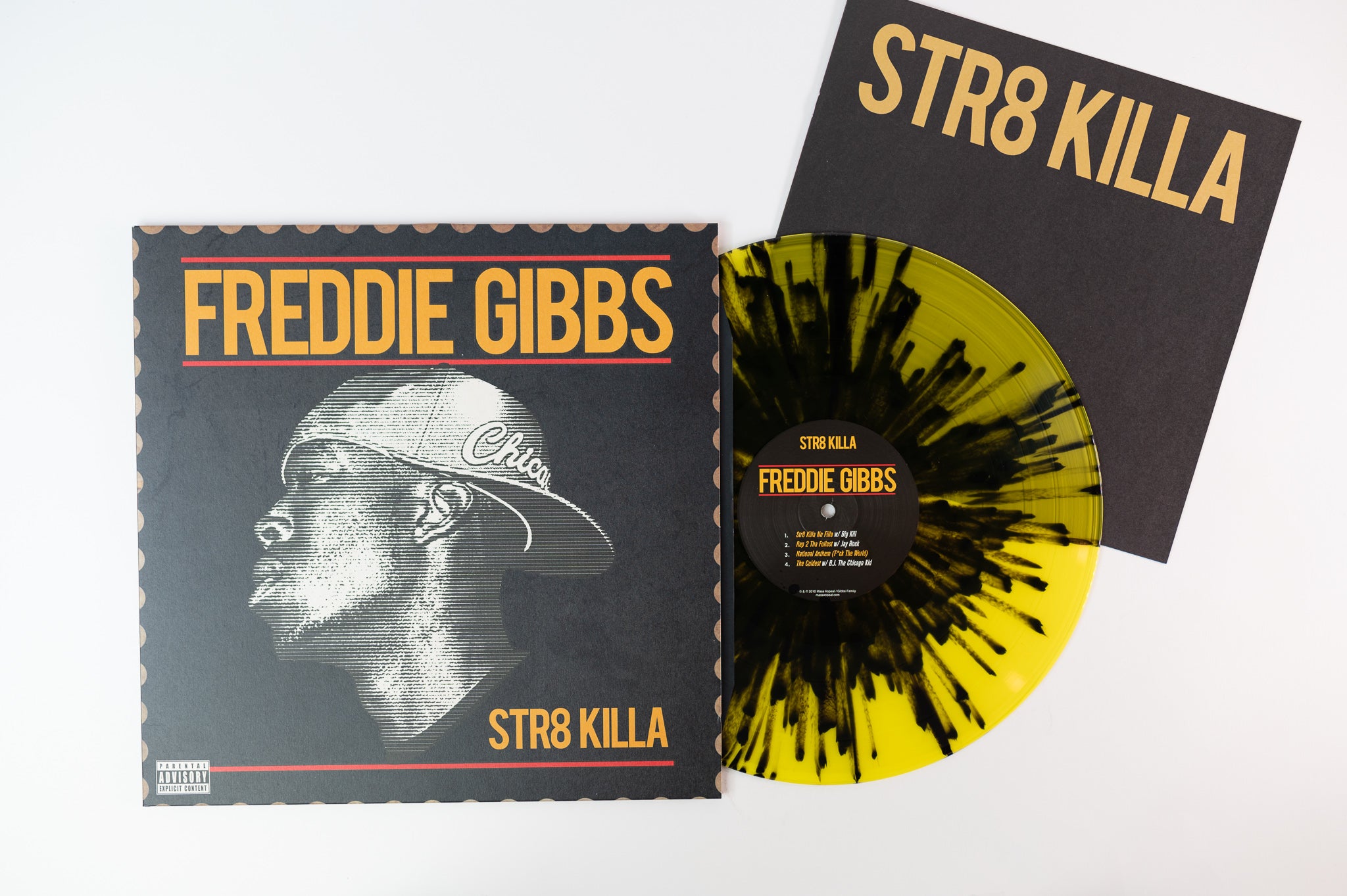 Freddie Gibbs - Str8 Killa on Mass Appeal Vinyl Me Please Yellow & Black Splatter Reissue