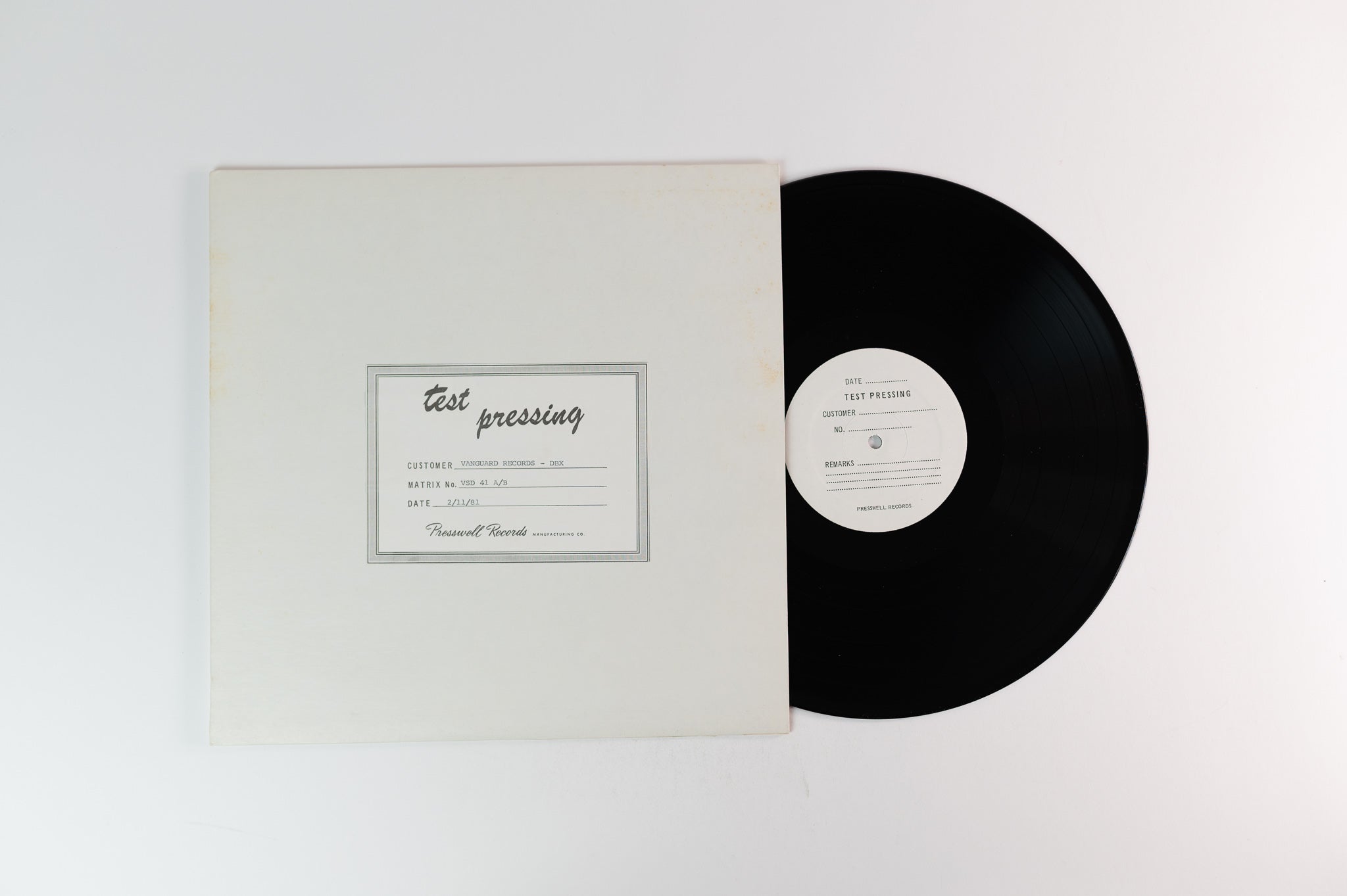 Joan Baez - The Joan Baez Ballad Book Presswell Test Pressing