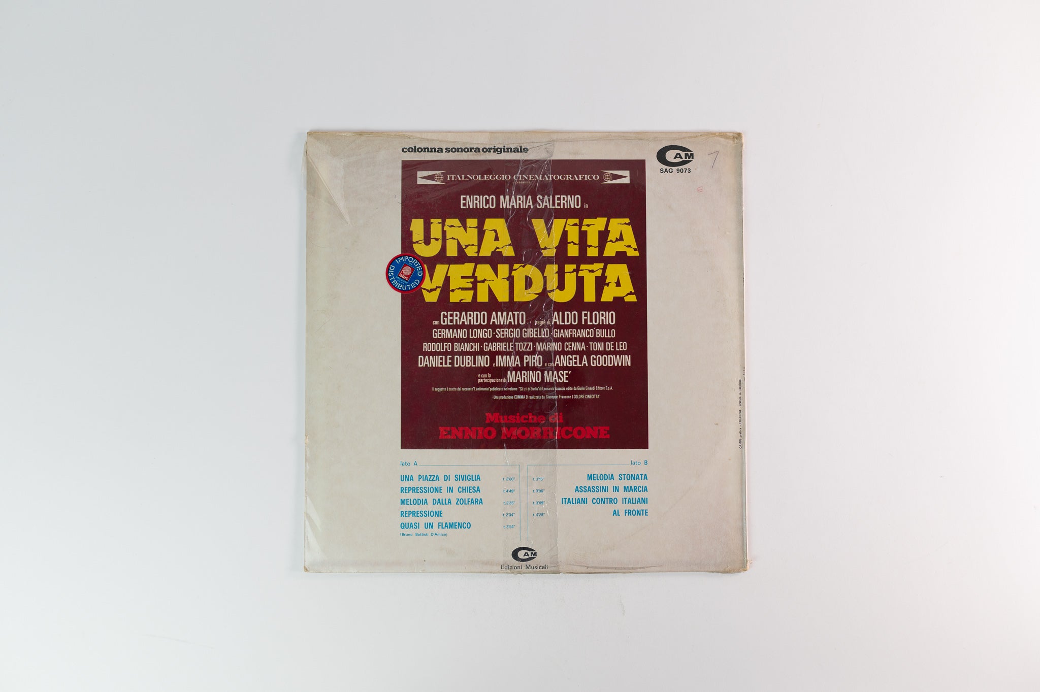 Ennio Morricone - Una Vita Venduta (Colonna Sonora Originale) on CAM Italian Press Sealed