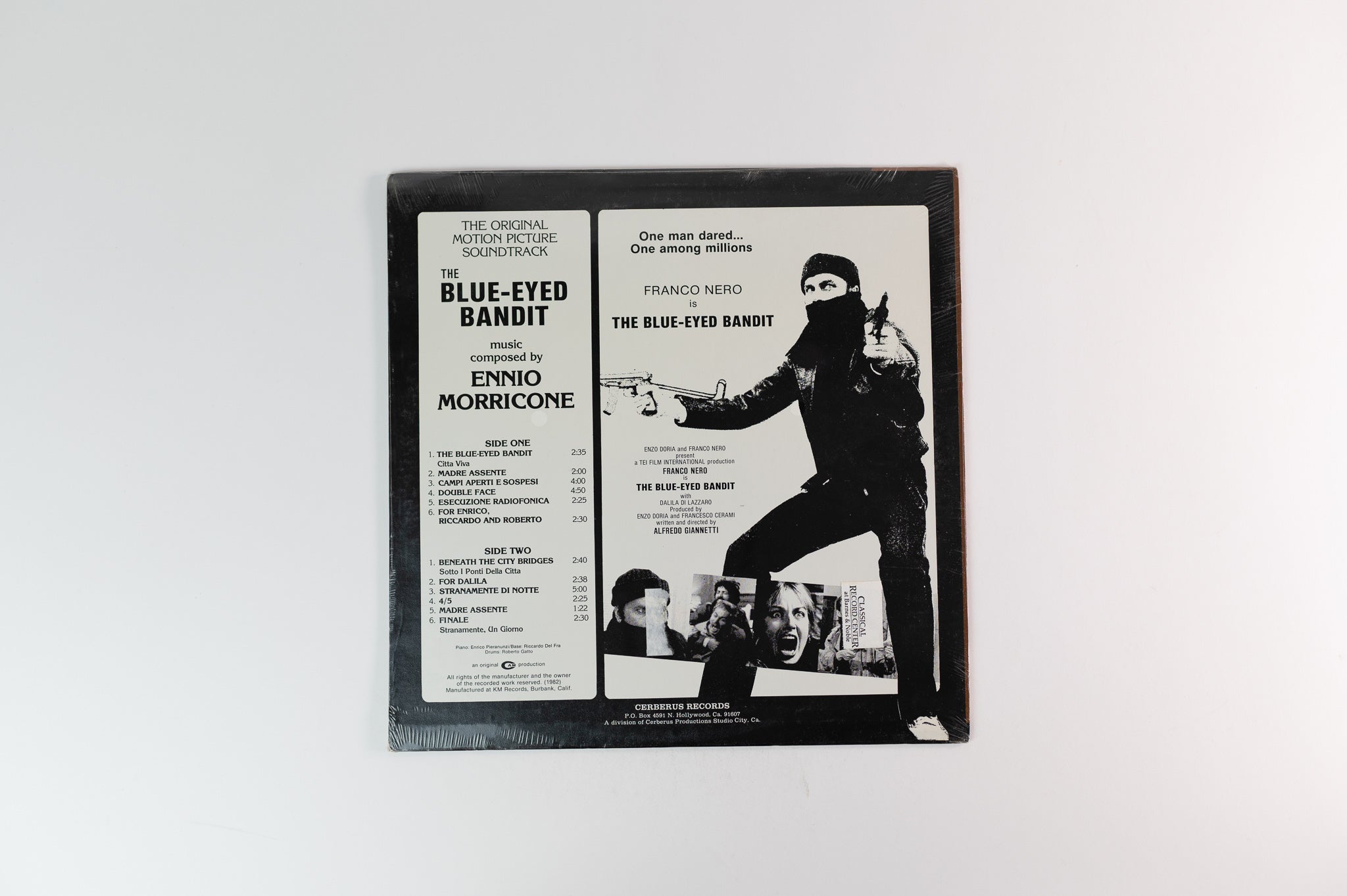 Ennio Morricone - The Blue-Eyed Bandit (Original Motion Picture Soundtrack) on Cerberus Sealed
