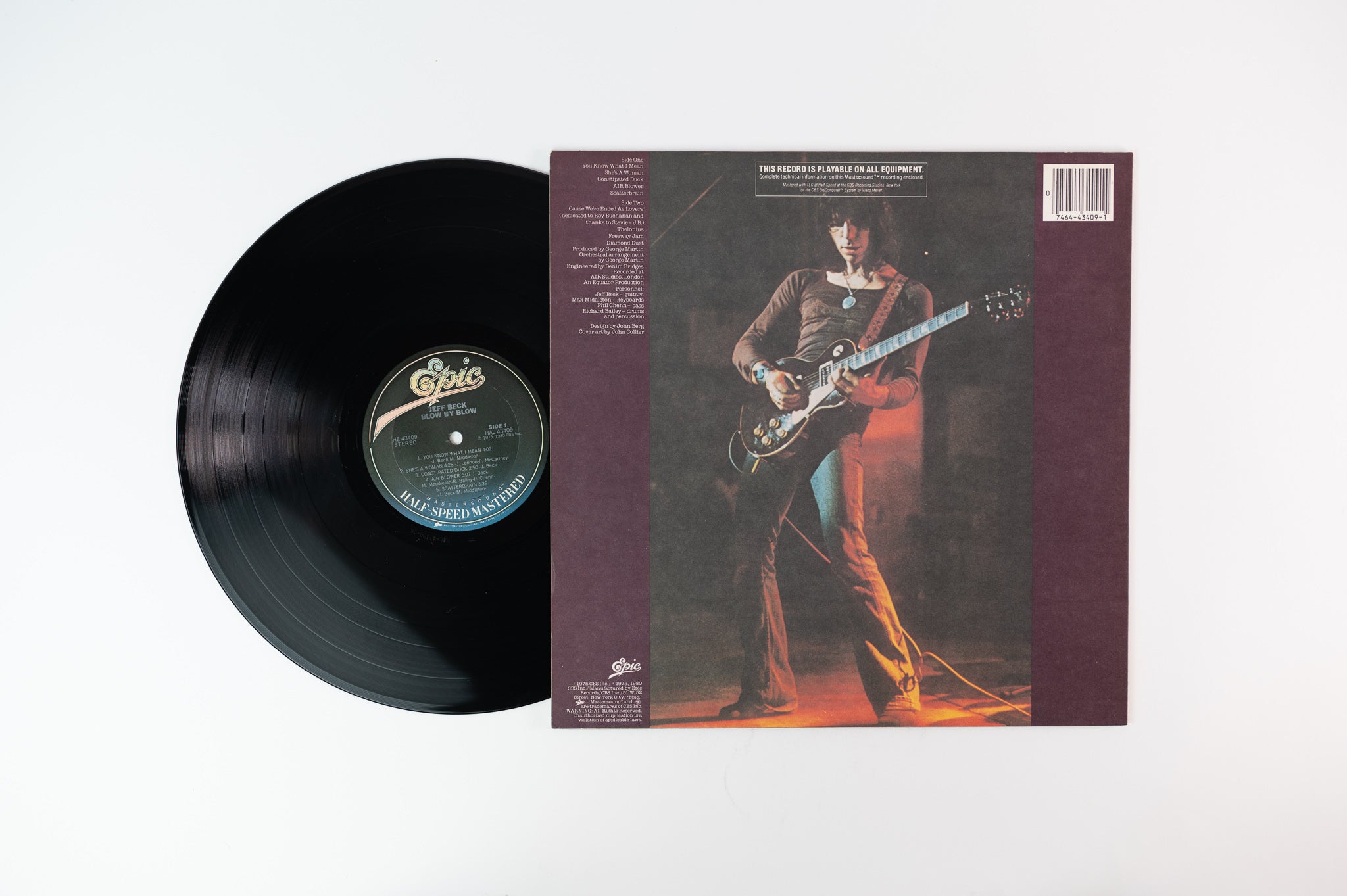 Jeff Beck - Blow By Blow on CBS Mastersound Half Speed Mastered