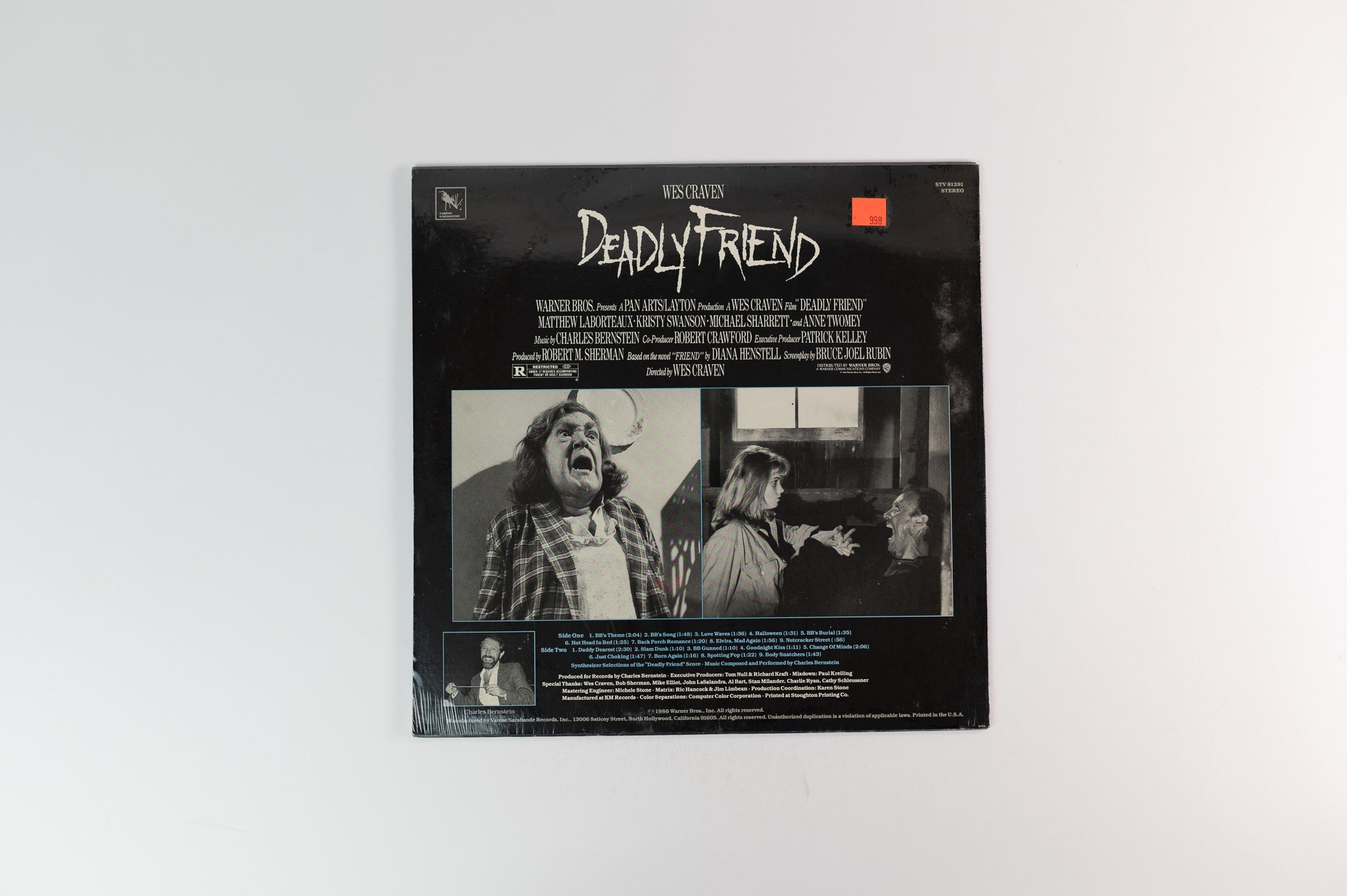 Charles Bernstein - Deadly Friend (Original Motion Picture Soundtrack) on Varese Sarabande Sealed