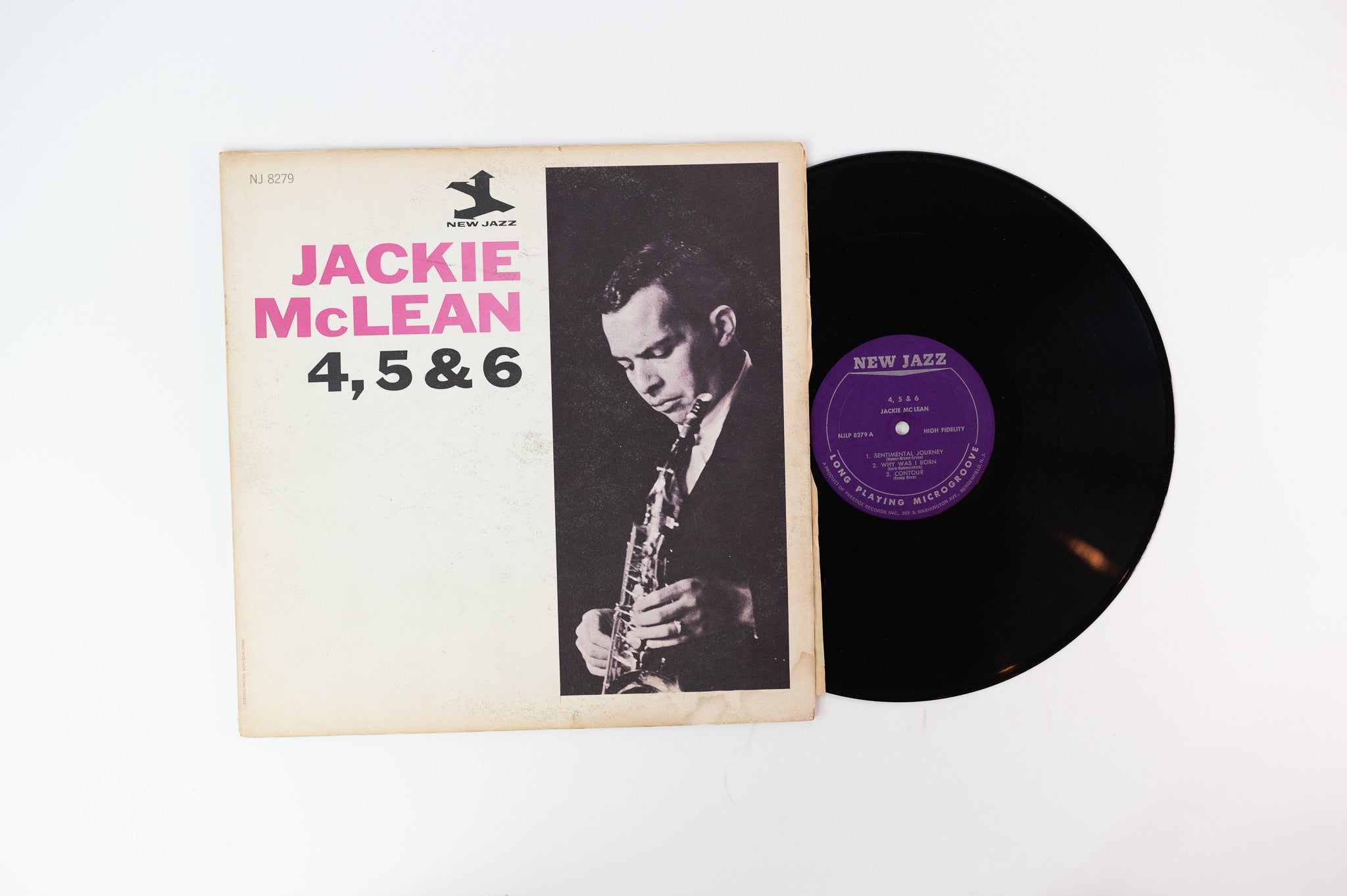 Jackie McLean - 4, 5 & 6 on New Jazz NJ 8279 Mono