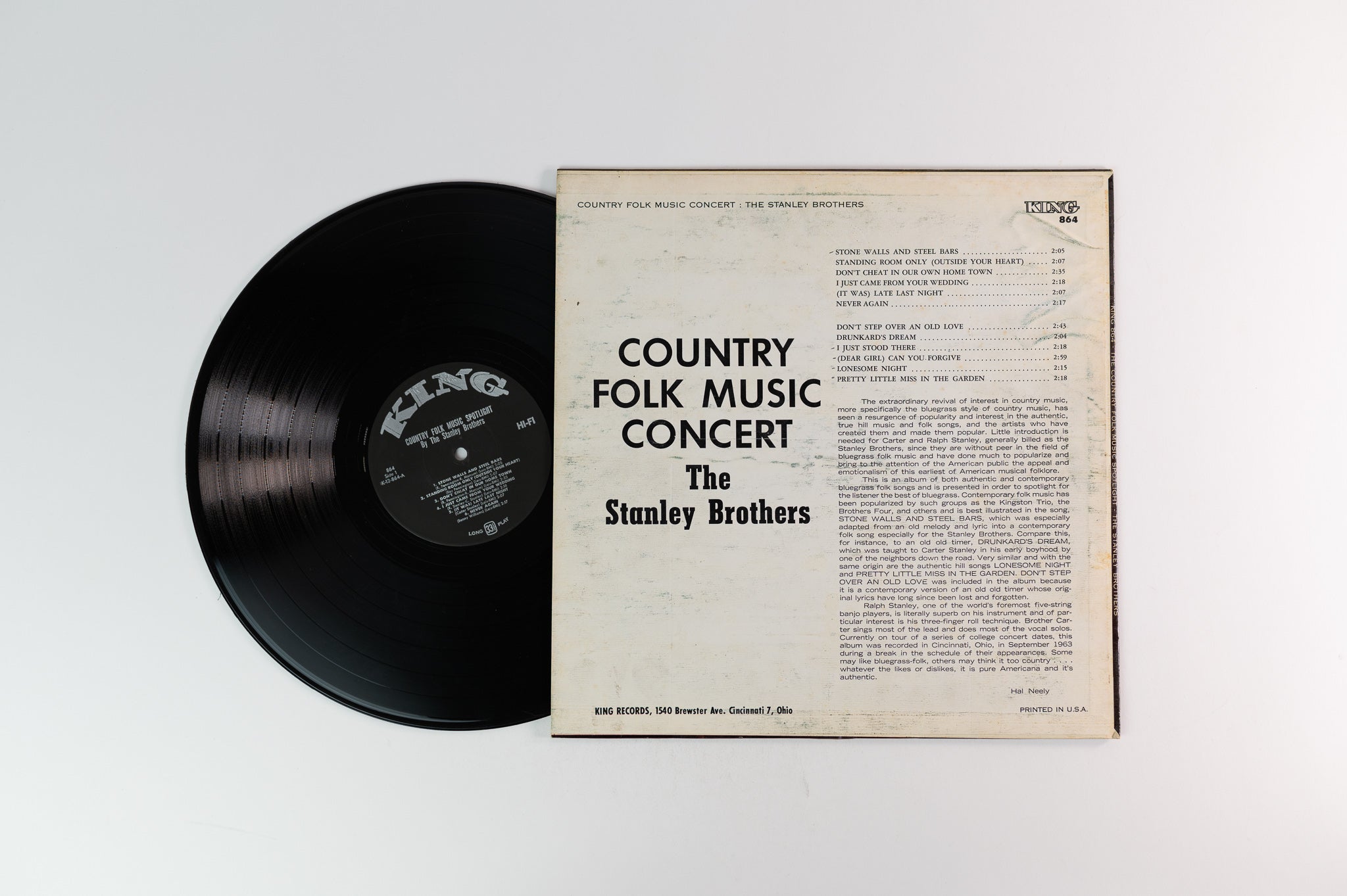 The Stanley Brothers - Country Folk Music Spotlight on King 864 Mono