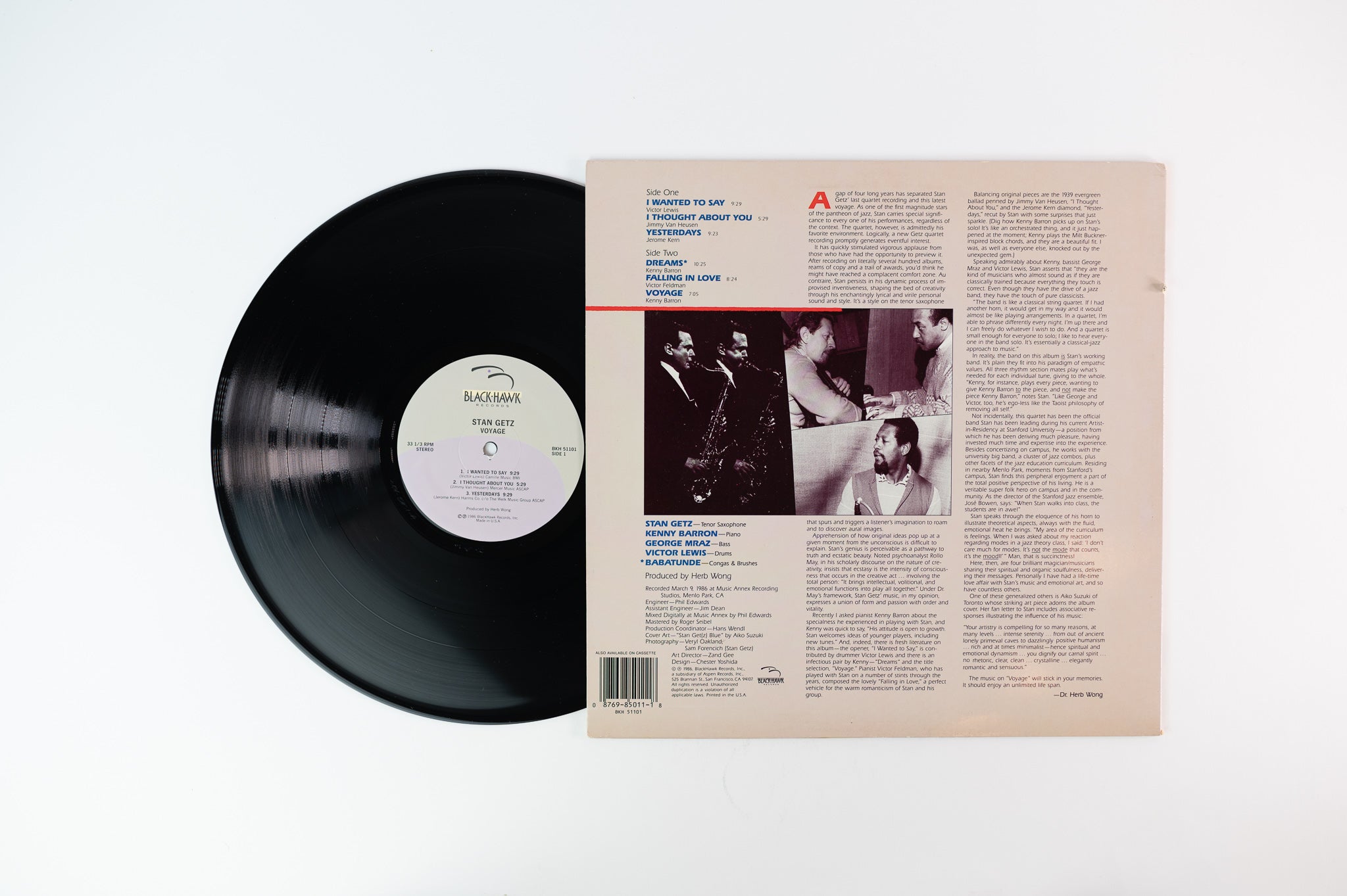 Stan Getz - Voyage on Blackhawk