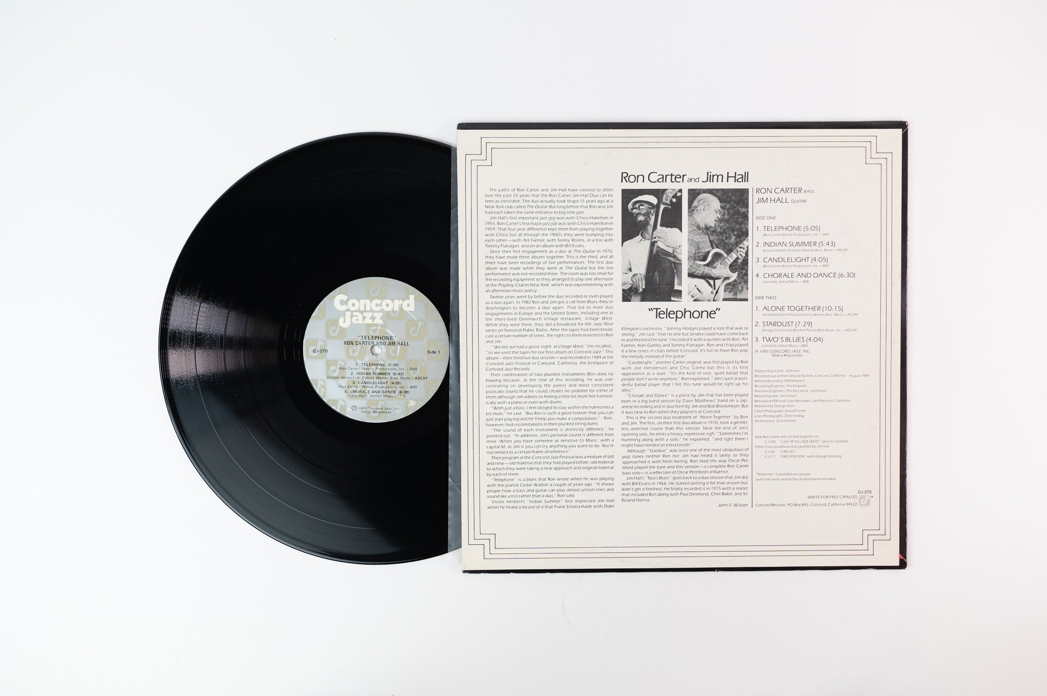 Jim Hall / Ron Carter Duo - Telephone on Concord Jazz