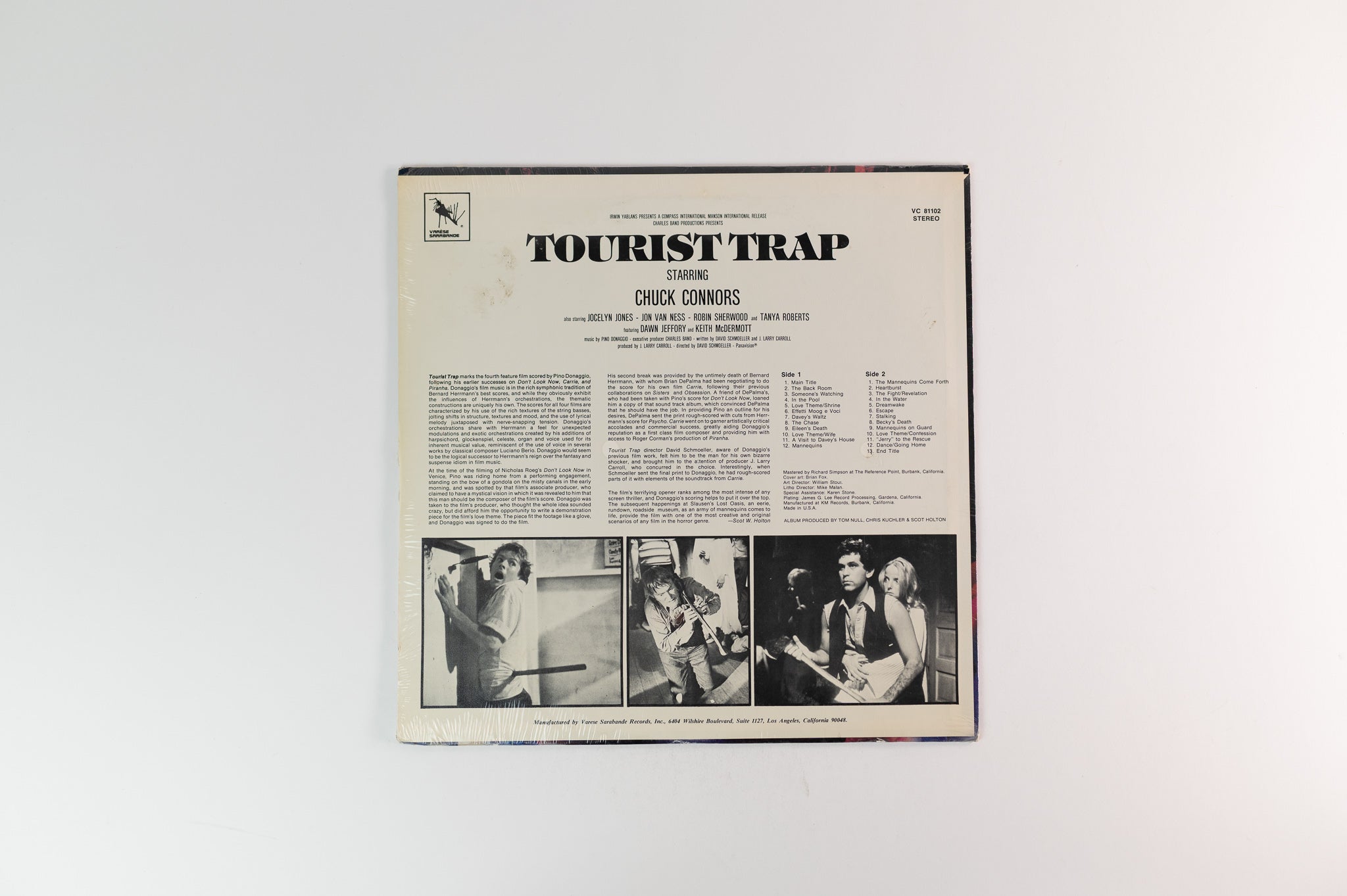 Pino Donaggio - Tourist Trap (Original Motion Picture Soundtrack) on Varese Sarabande Sealed