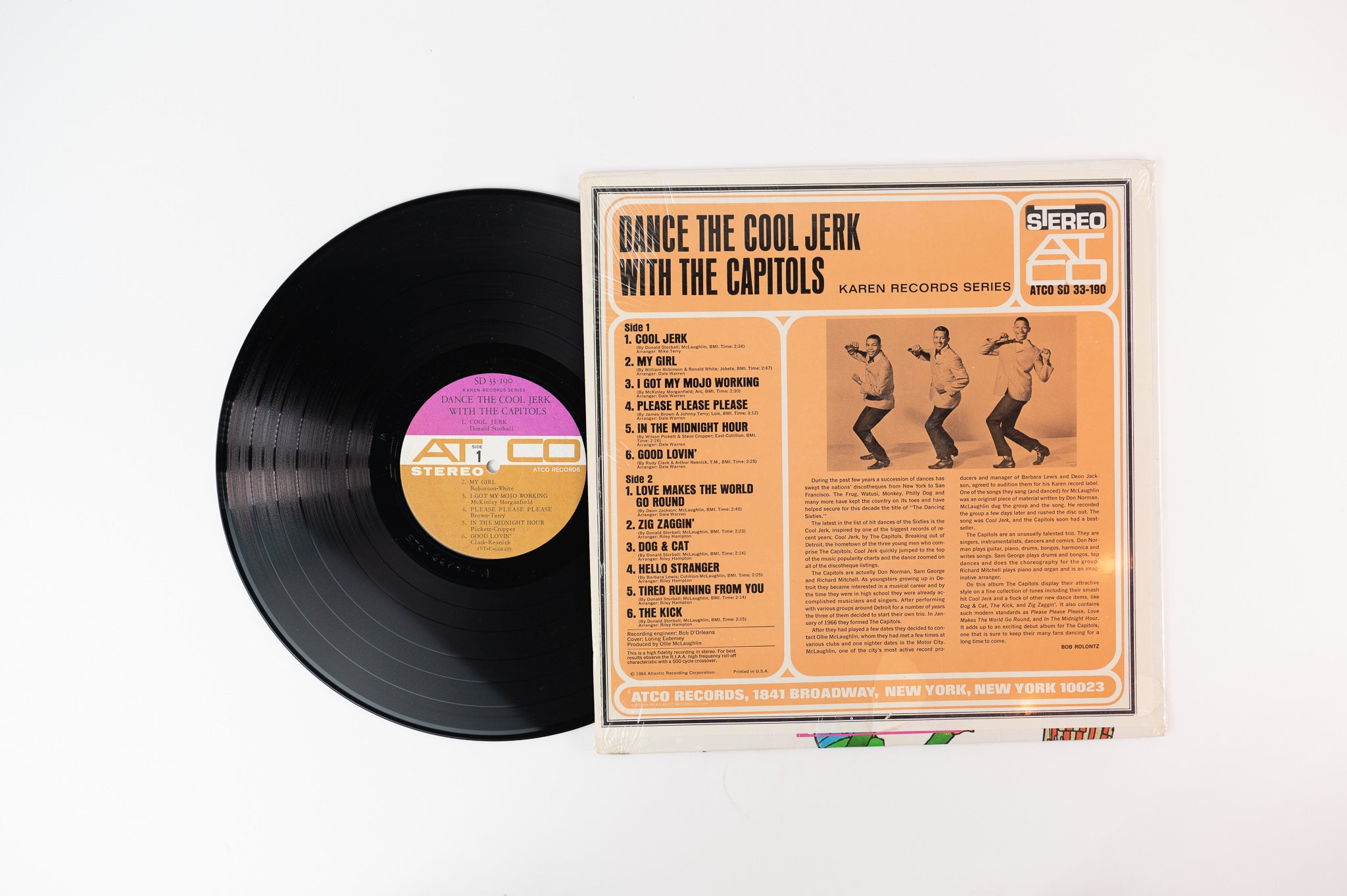 The Capitols - Dance The Cool Jerk With The Capitols on Atco Stereo